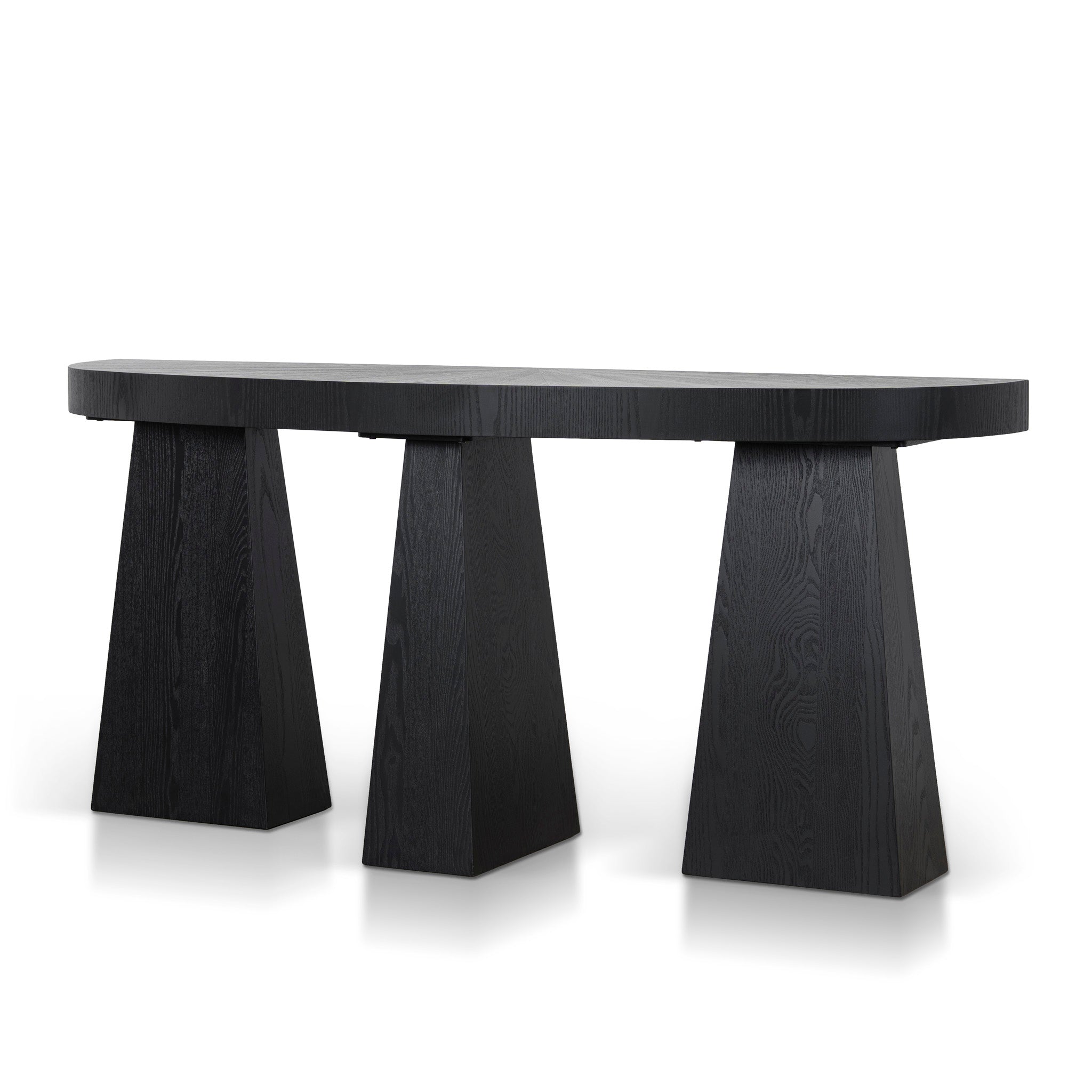 1.7m Console Table - Full Black
