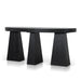 1.7m Console Table - Full Black