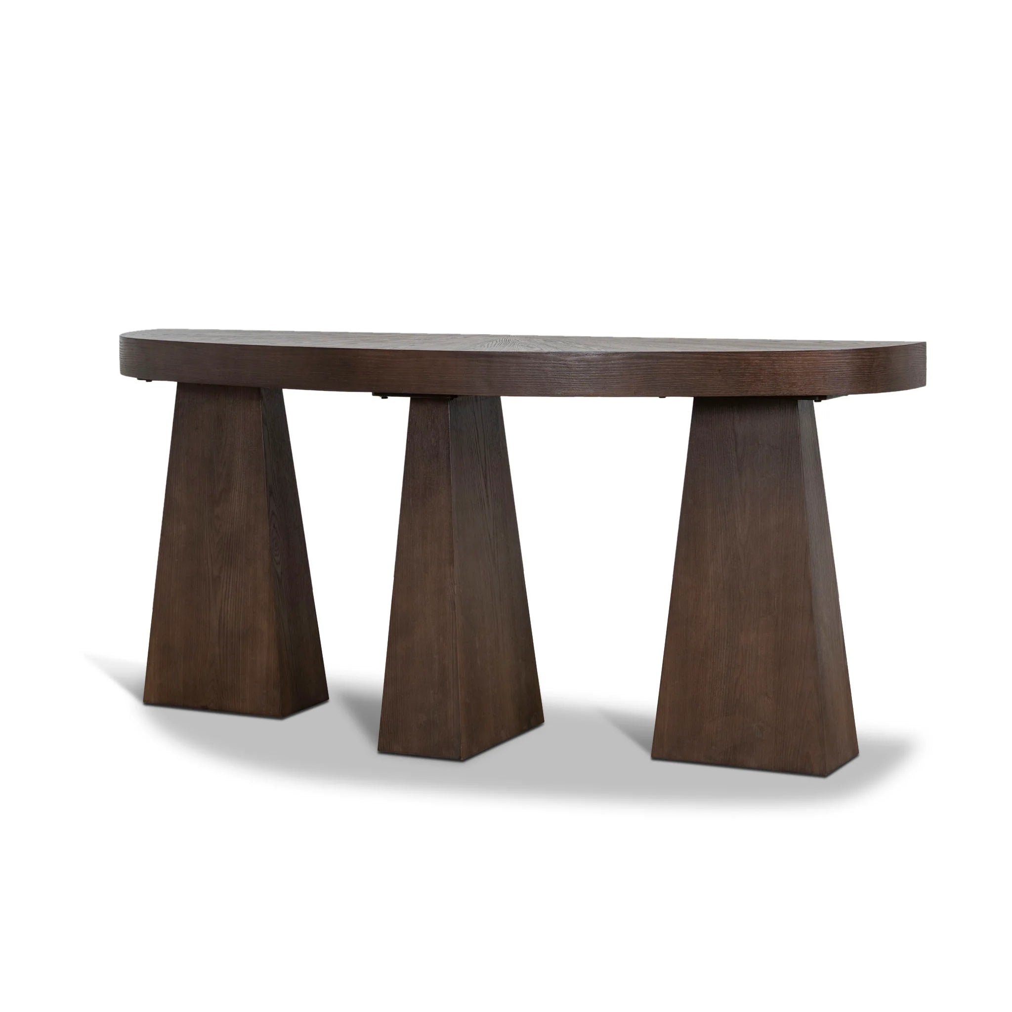 Showcasing Benovera 1.7m Console Table - Full Walnut DT12153-NI Console Table by Calibre Furniturs