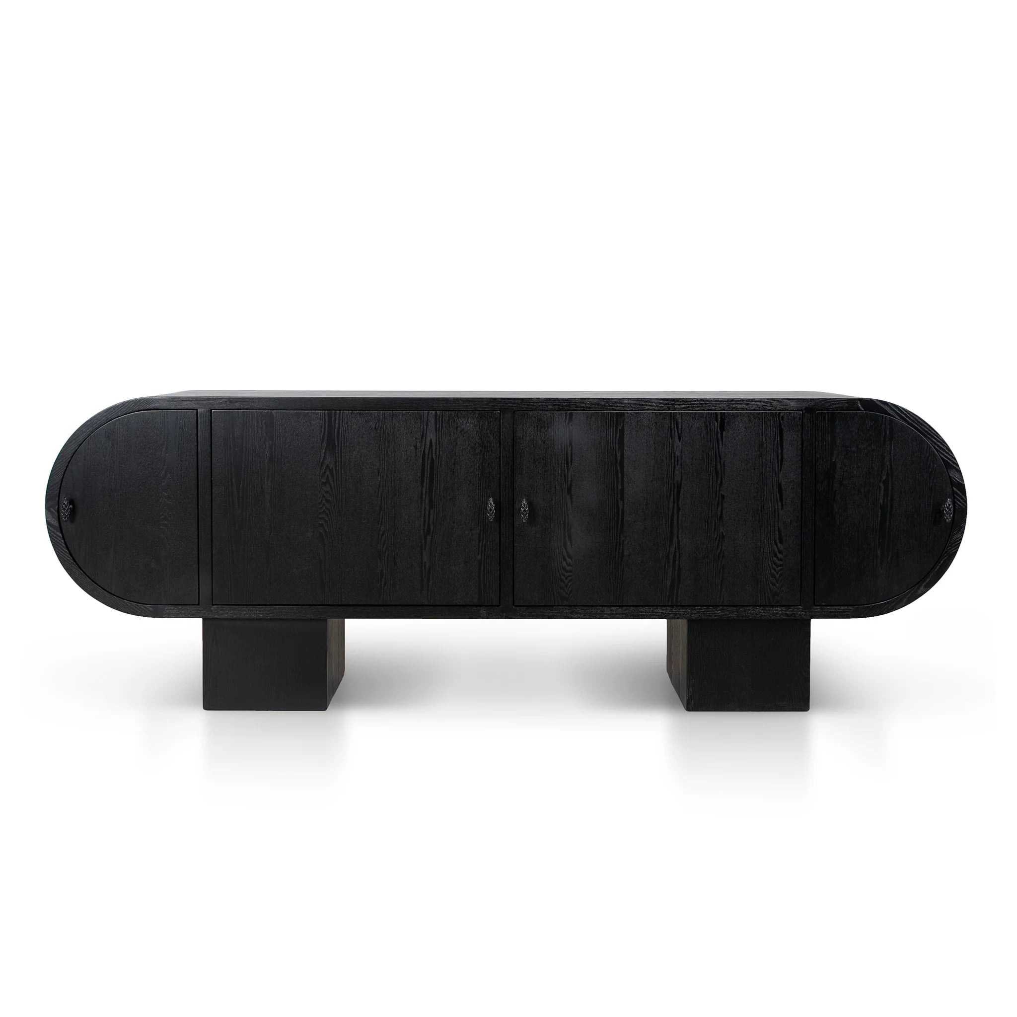 Showcasing Ratala 2.2m Sideboard Unit - Full Black DT12154-NI Sideboard by Calibre Furniturs