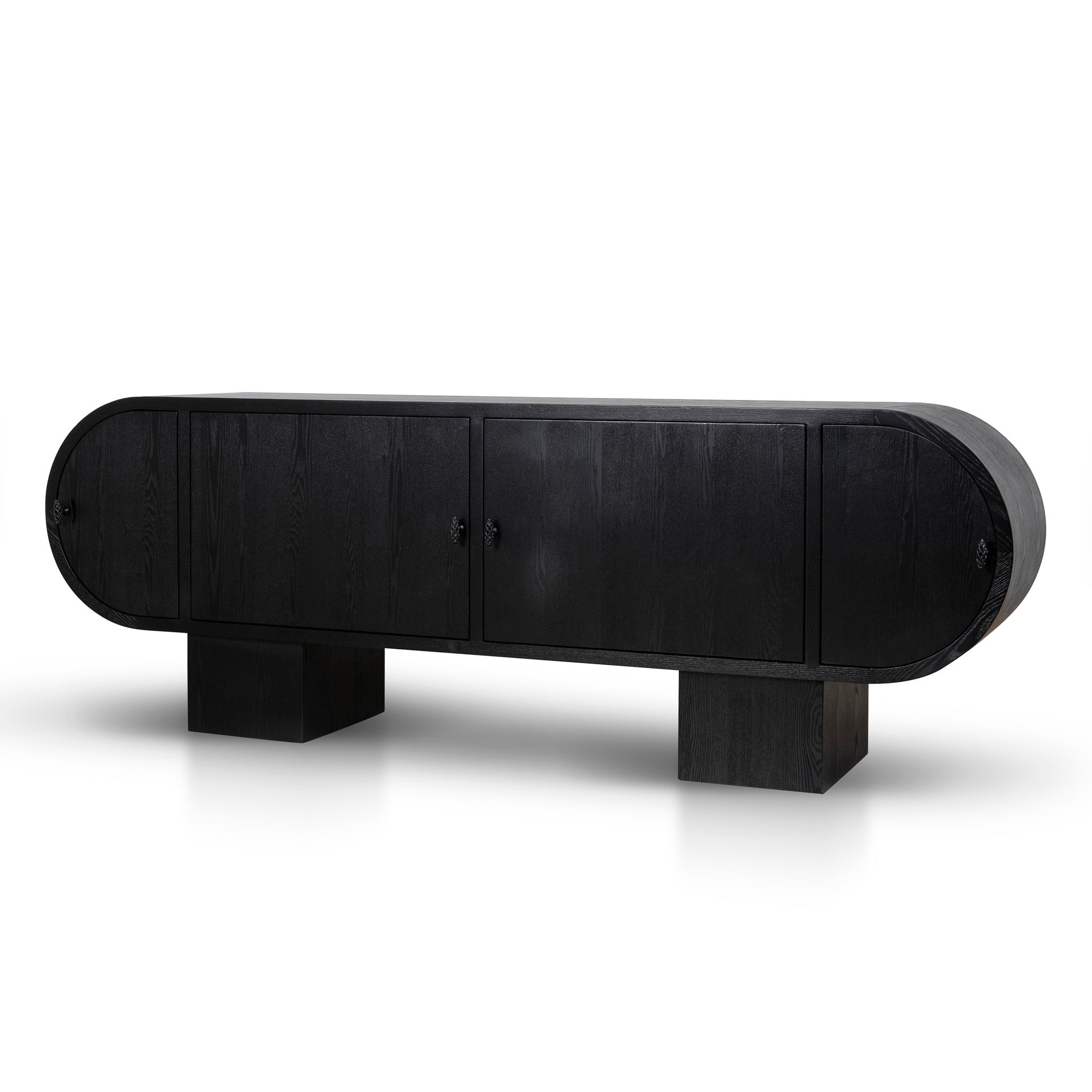 CDT12154-NI 2.2m Sideboard Unit - Full Black