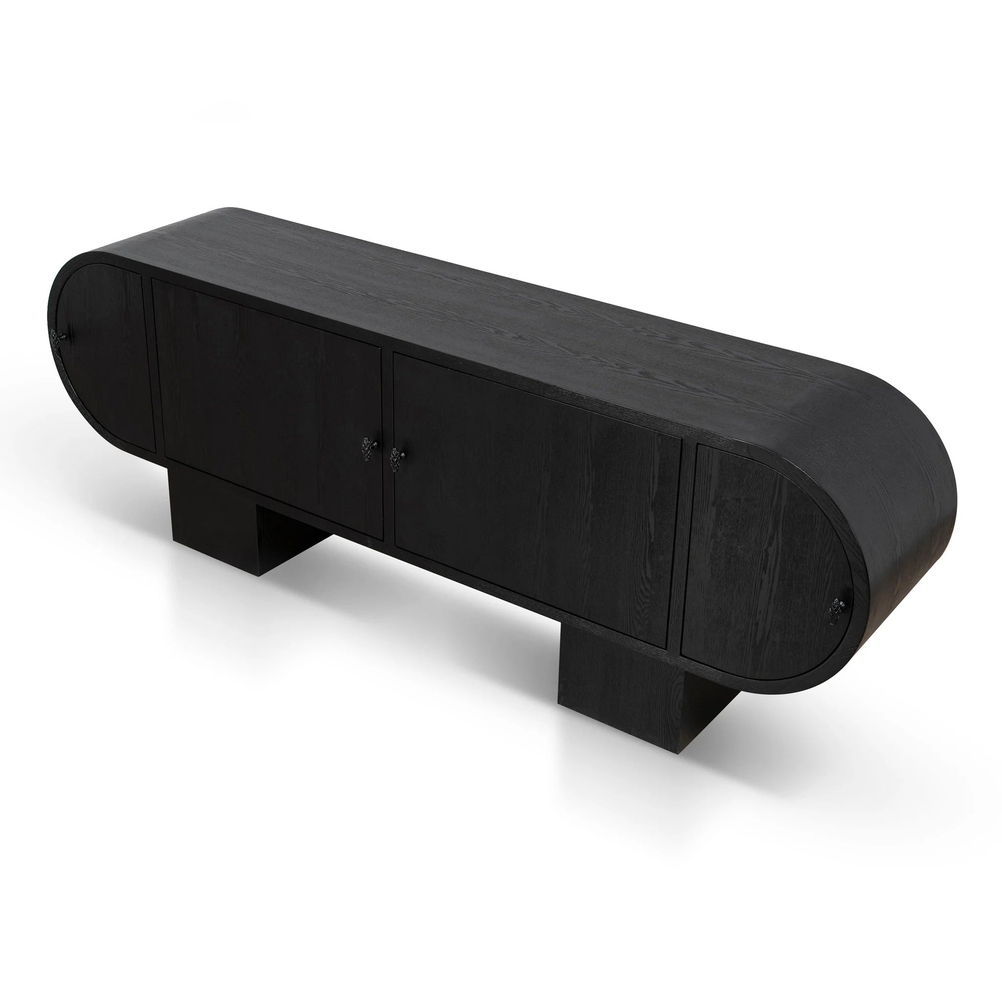 Ratala 2.2m Sideboard Unit - Full Black