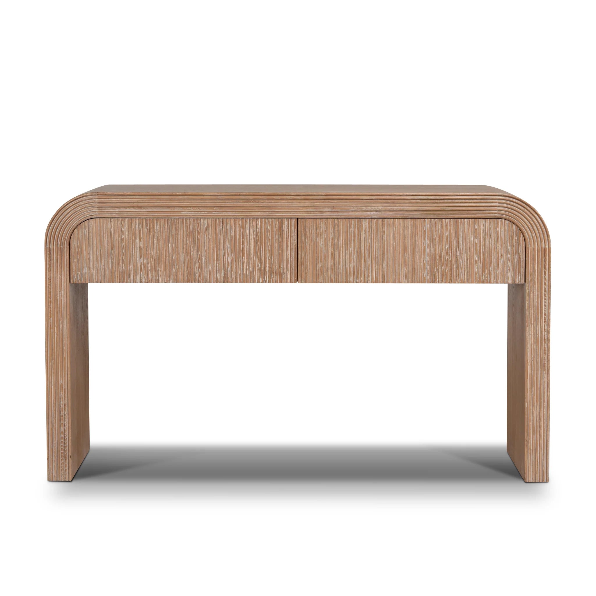 Showcasing Caceta 1.4m Console Table - Natural DT12158-NI Console Table by Calibre Furniturs
