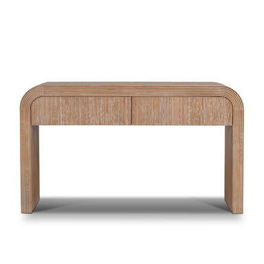 Showcasing Caceta 1.4m Console Table - Natural DT12158-NI Console Table by Calibre Furniturs