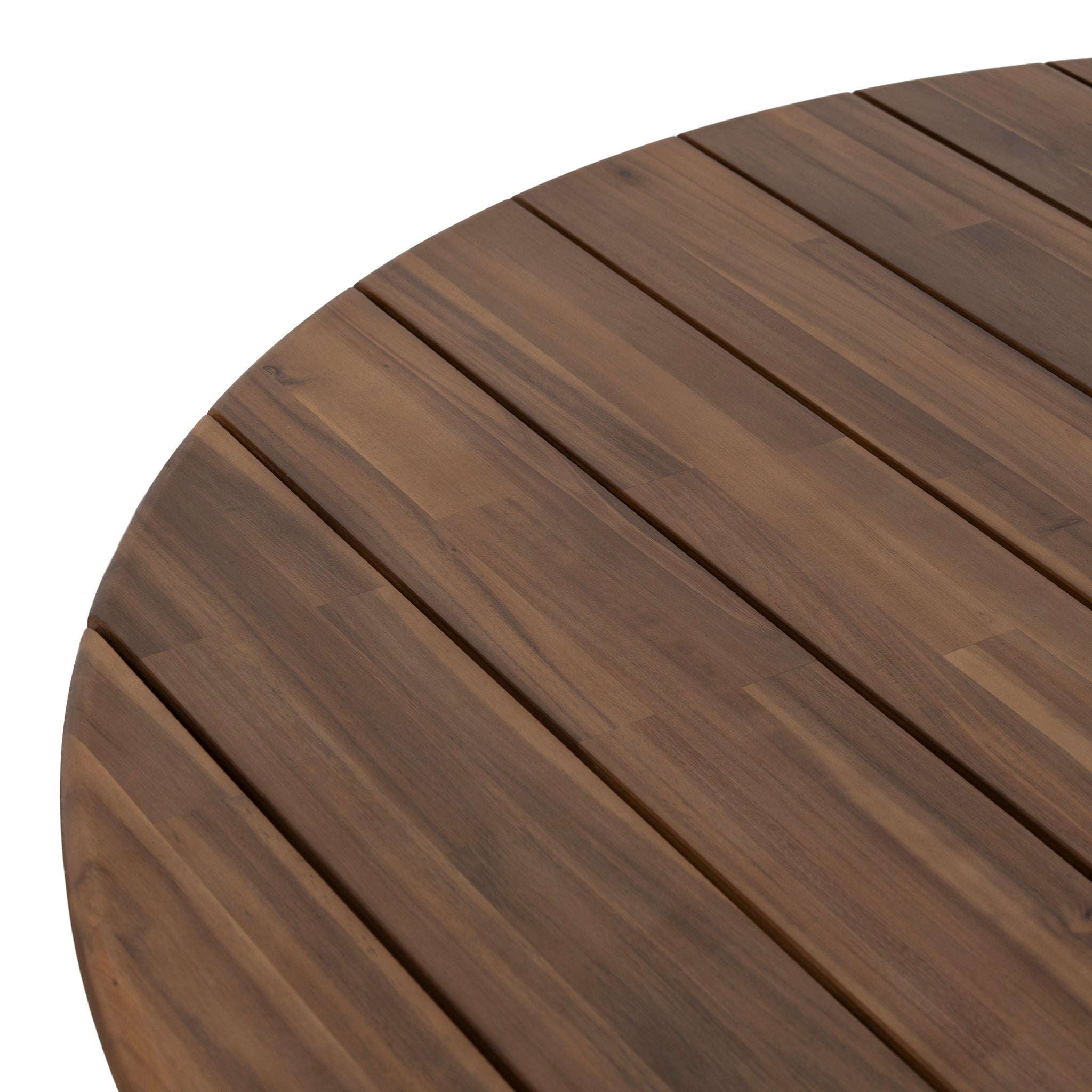 1.4m Round Outdoor Dining Table - Natural