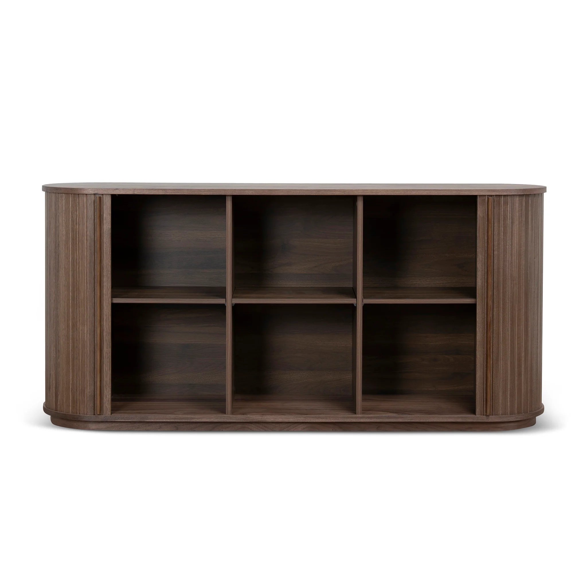 Showcasing Sadanara 1.7m Wooden Buffets Unit - Walnut DT12263-KD Buffet by Calibre Furniturs