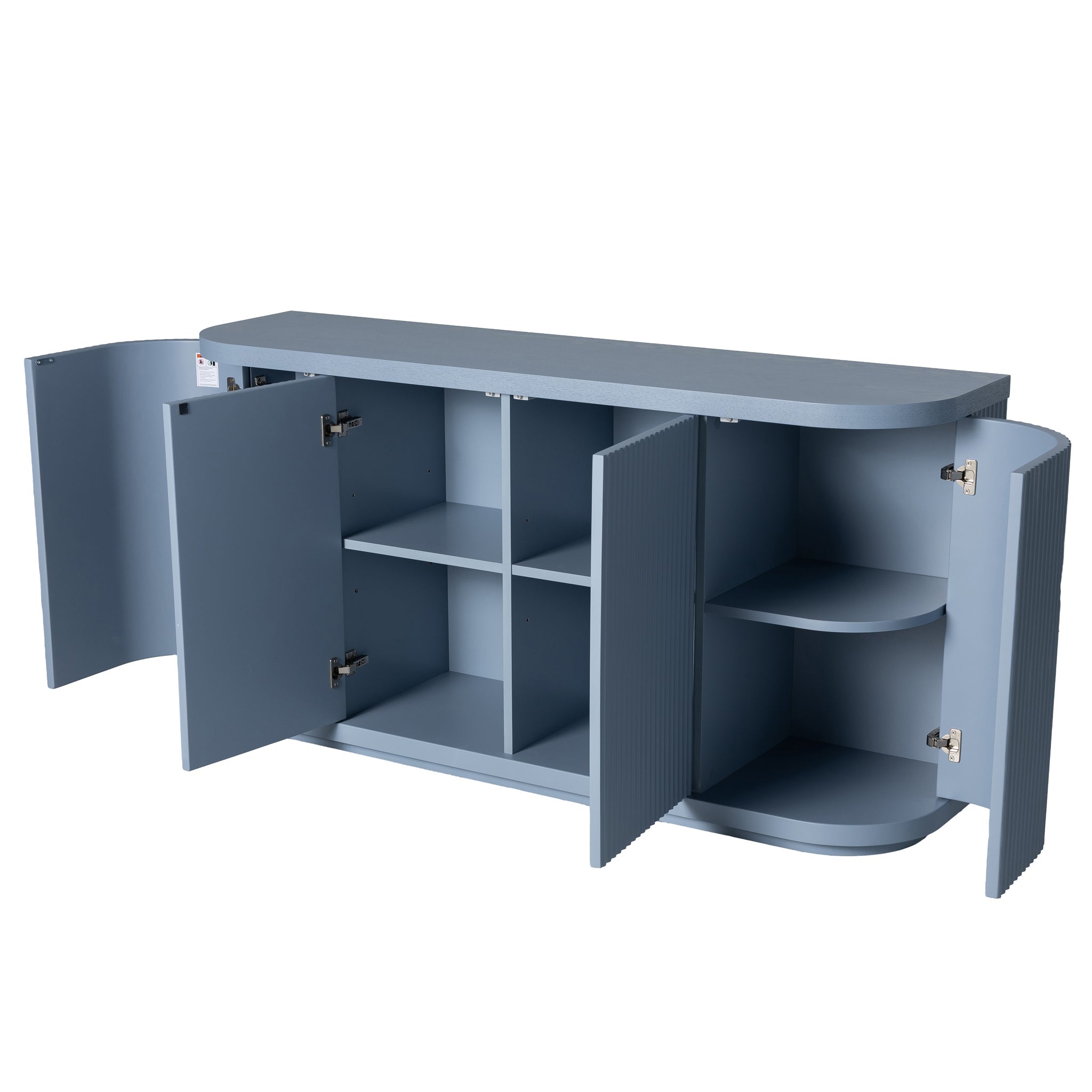 CDT12268-DW 1.6m Veneer Top Buffet Unit - Light Blue