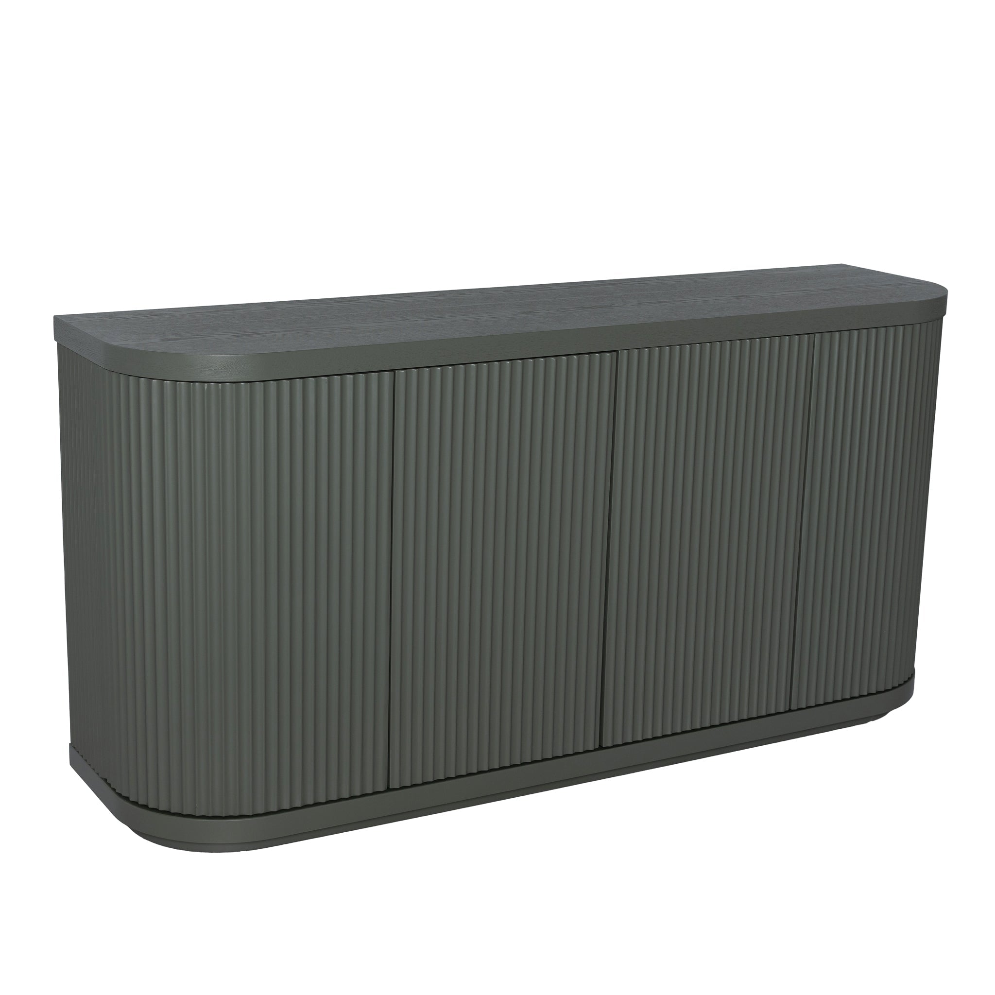 CDT12269-DW 1.6m Veneer Top Buffet Unit - Sage Green