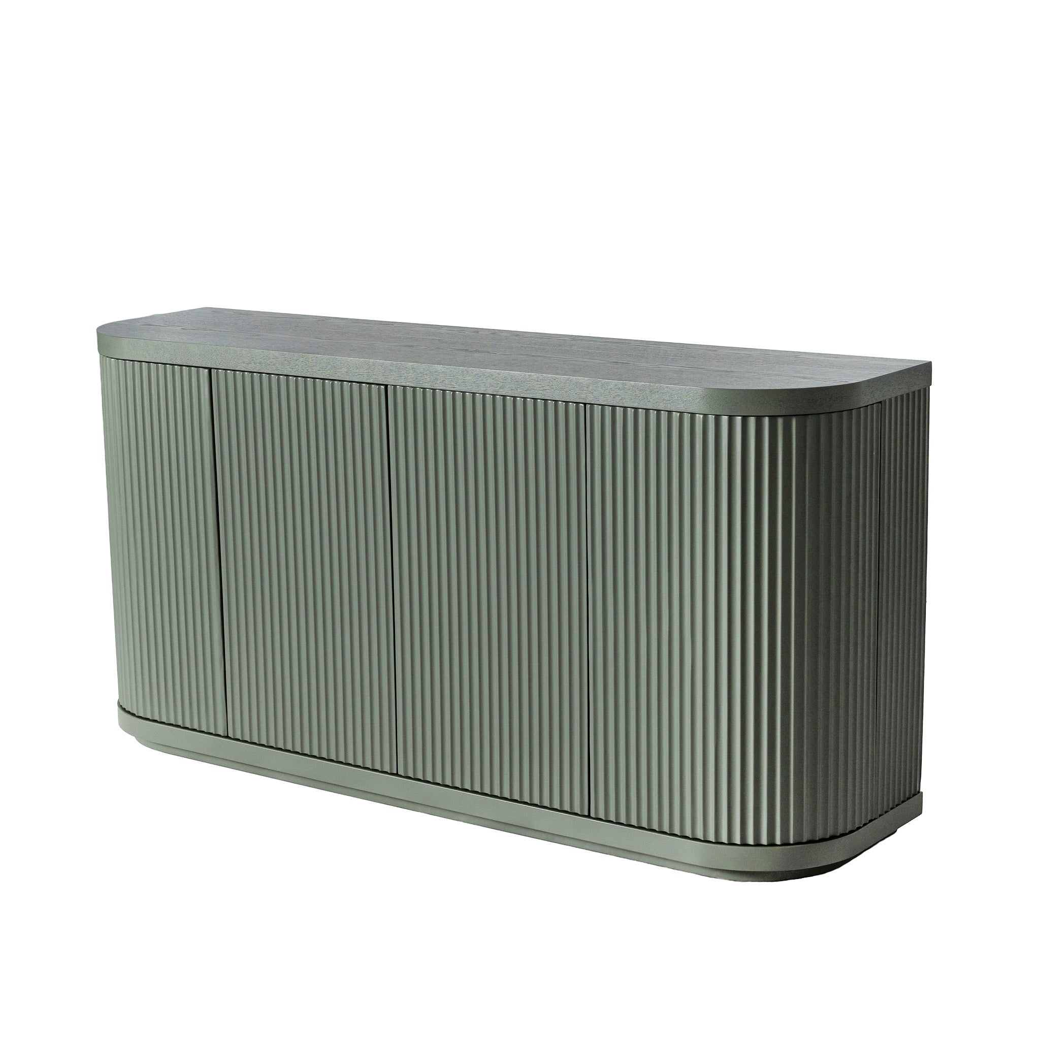 CDT12269-DW 1.6m Veneer Top Buffet Unit - Sage Green
