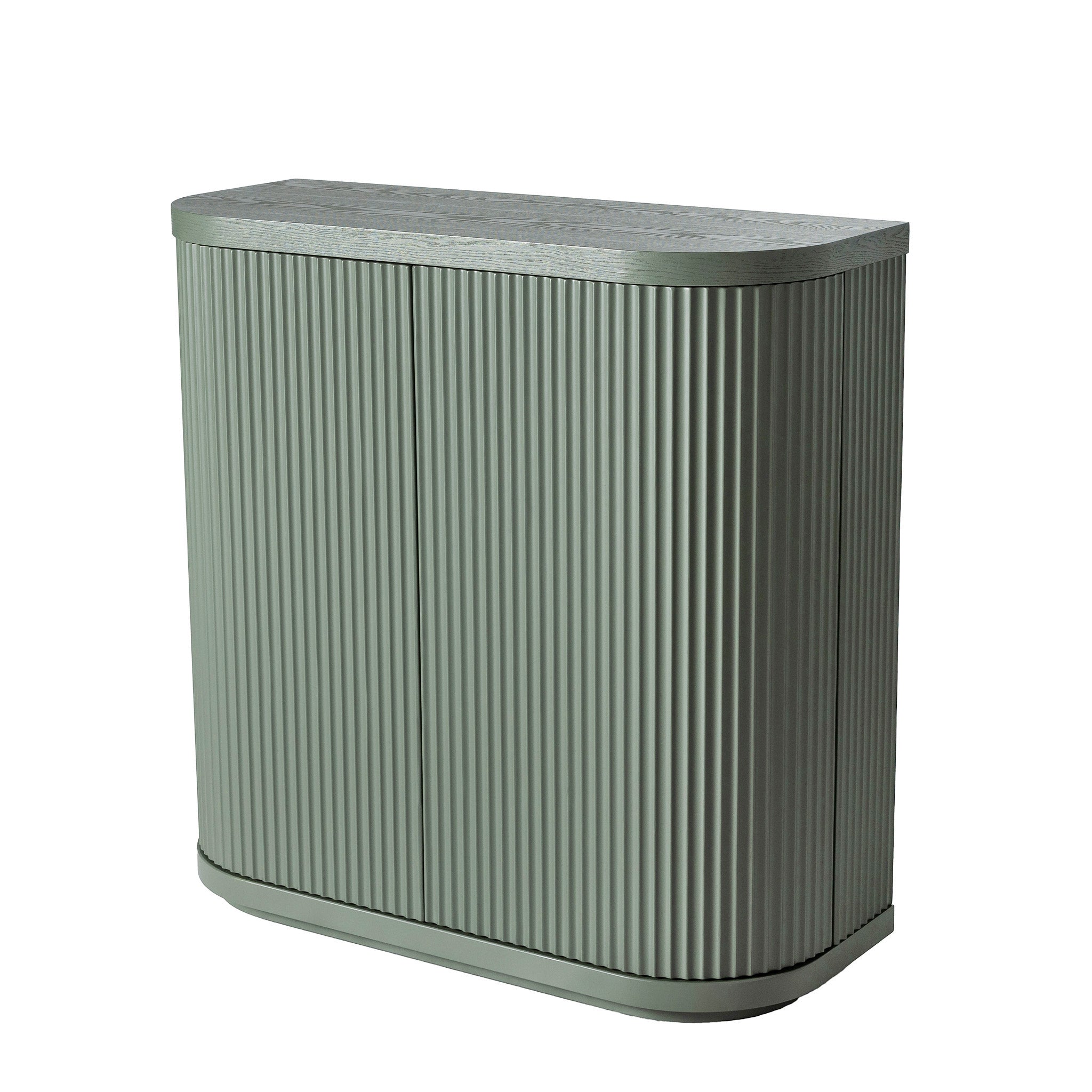 100cm Wooden Storage Cabinet - Sage Green