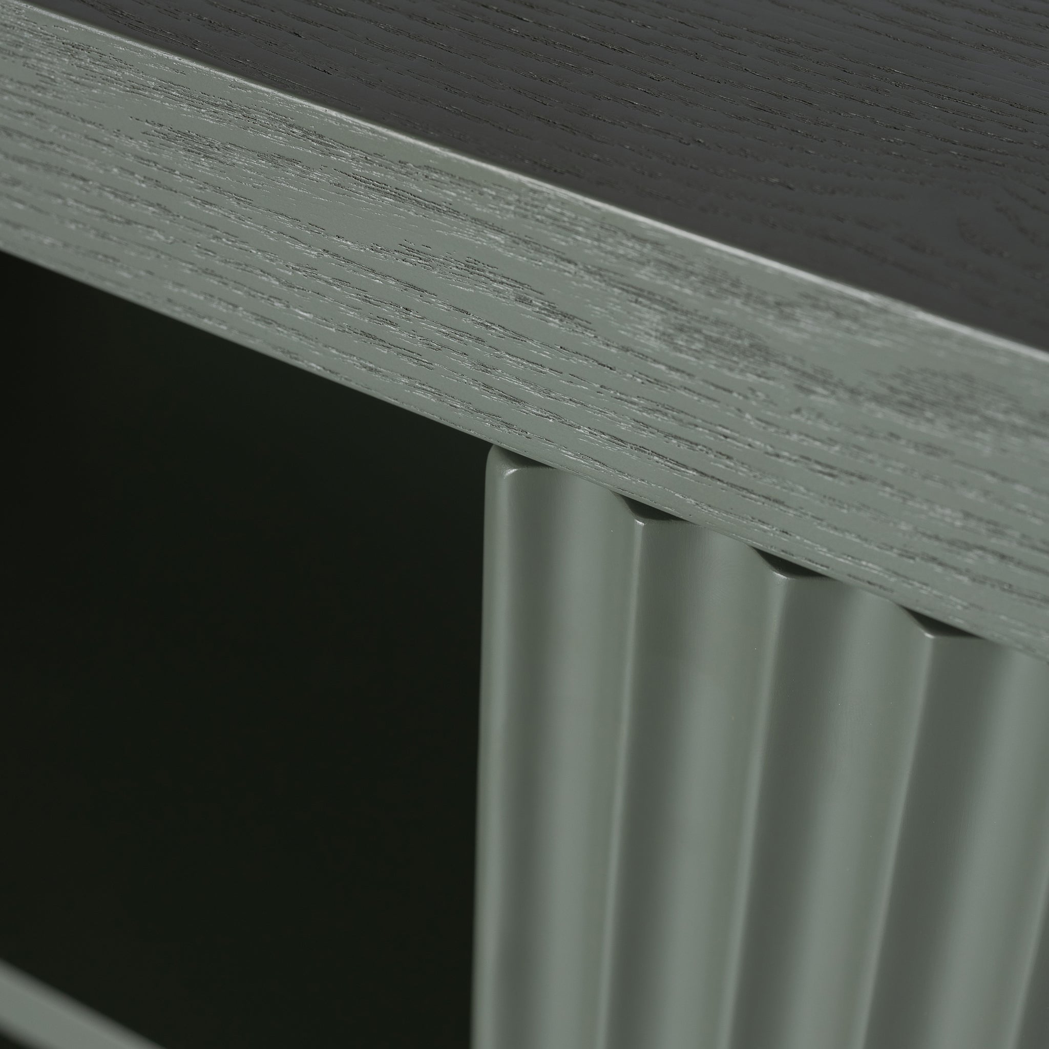 100cm Wooden Storage Cabinet - Sage Green - image 9