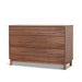 Showcasing Padedora 3 Drawers Dresser Unit - Walnut DT12278-CN Dresser by Calibre Furniturs