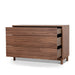 Showcasing Padedora 3 Drawers Dresser Unit - Walnut DT12278-CN Dresser by Calibre Furniturs