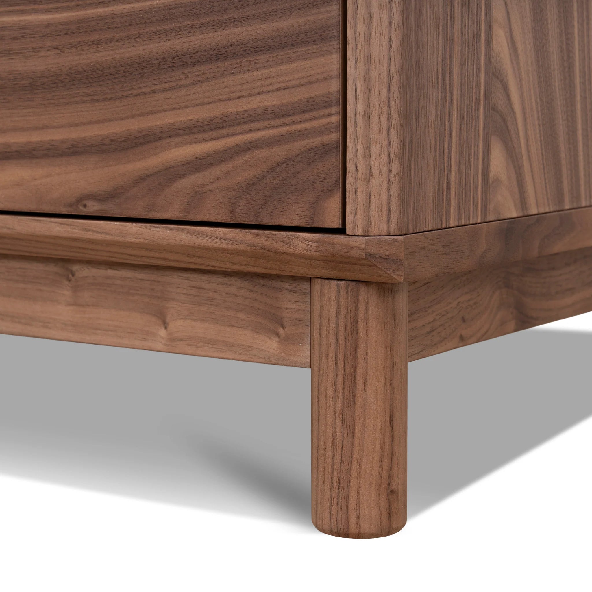 Padedora 3 Drawers Dresser Unit - Walnut
