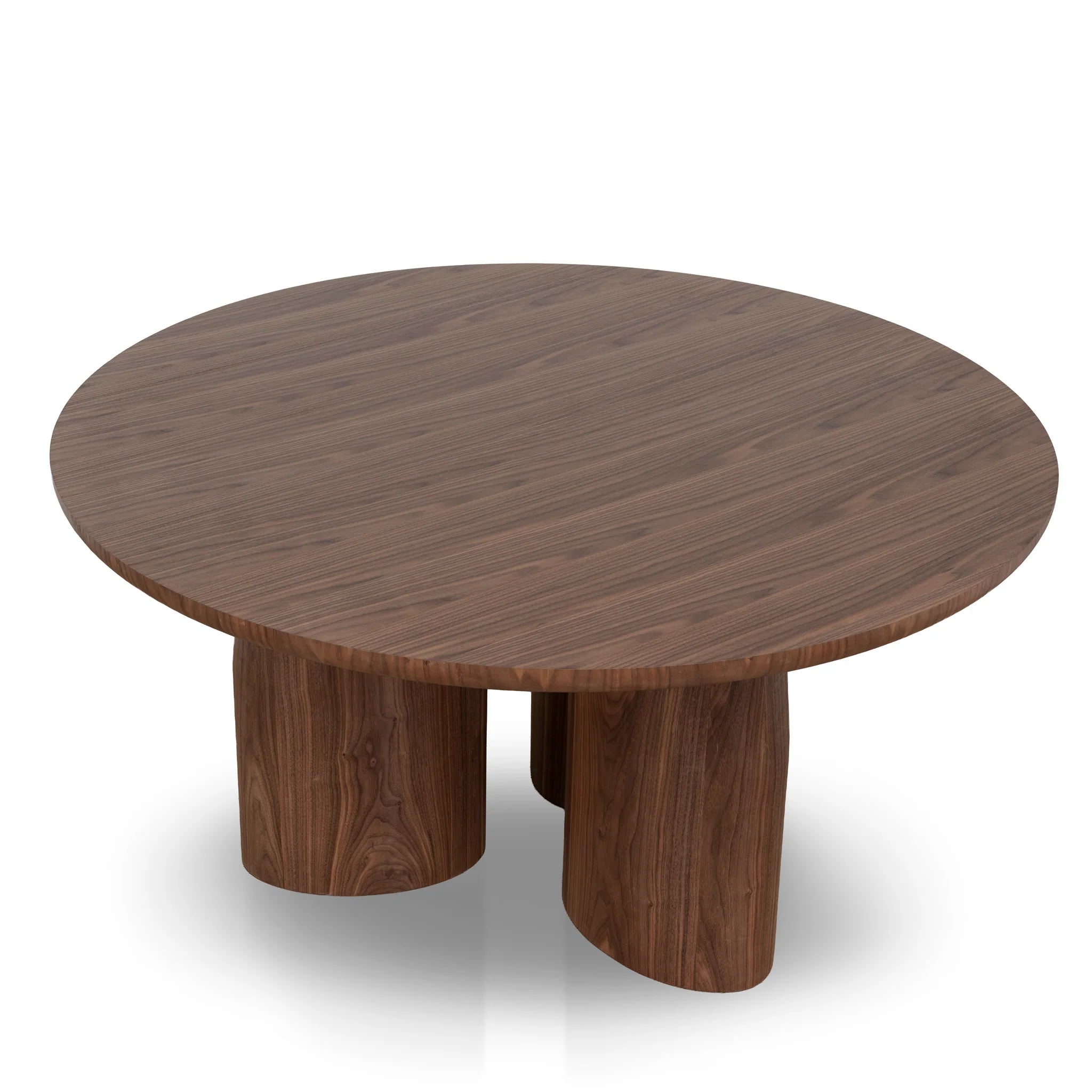 Nirina 1.5m Round Dining Table - Walnut
