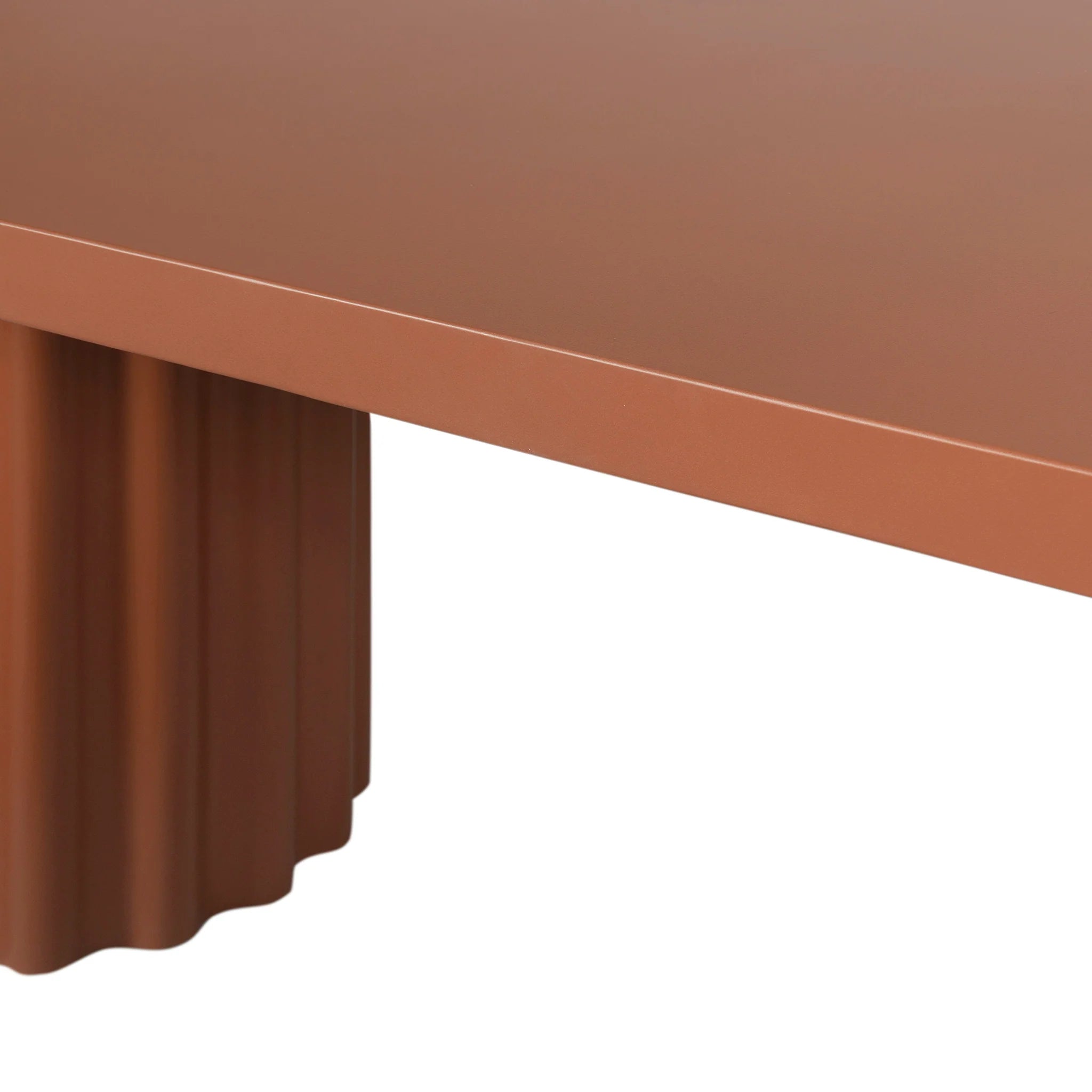 Remoria 2.4m Concrete Dining Table - Terracotta