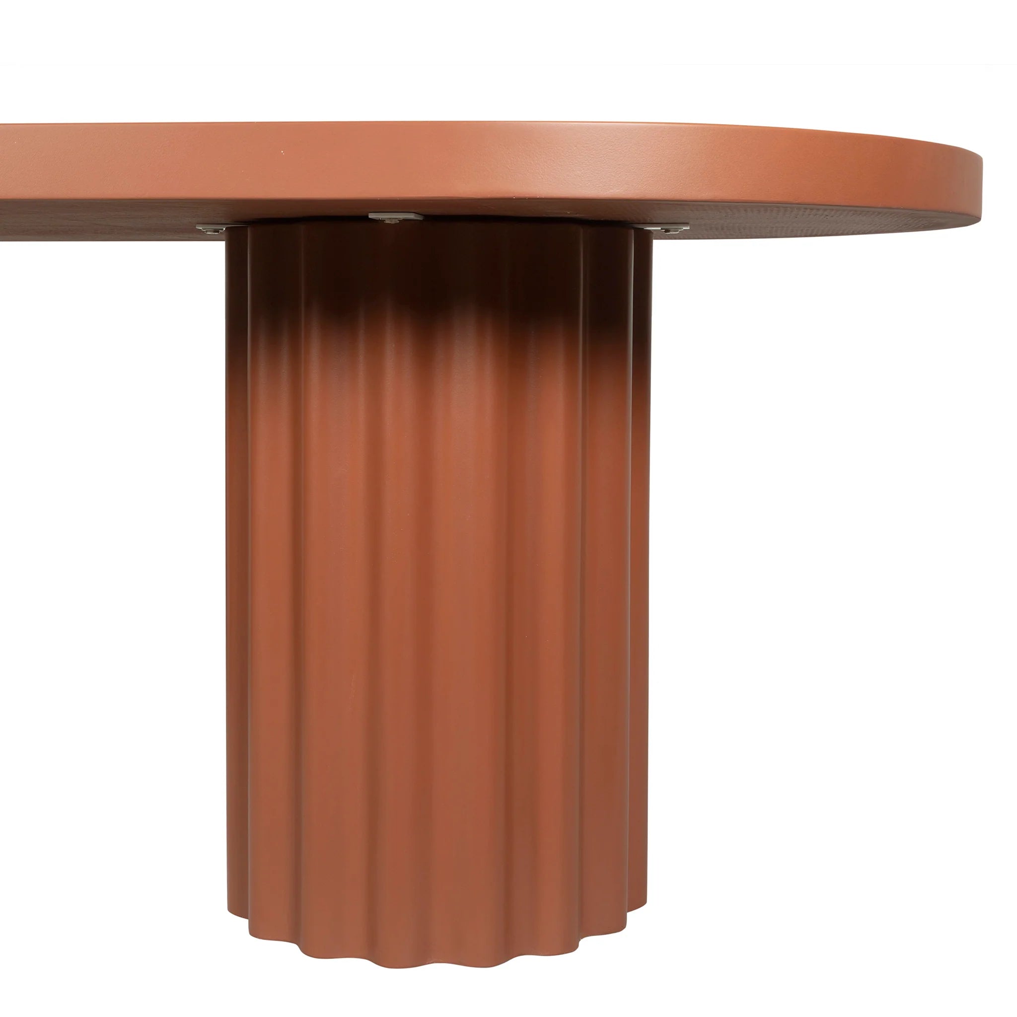 Remoria 2.4m Concrete Dining Table - Terracotta