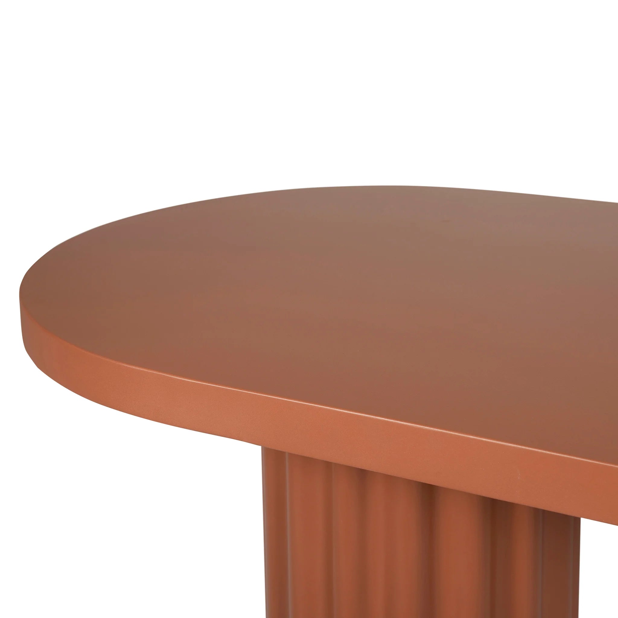 Remoria 2.4m Concrete Dining Table - Terracotta