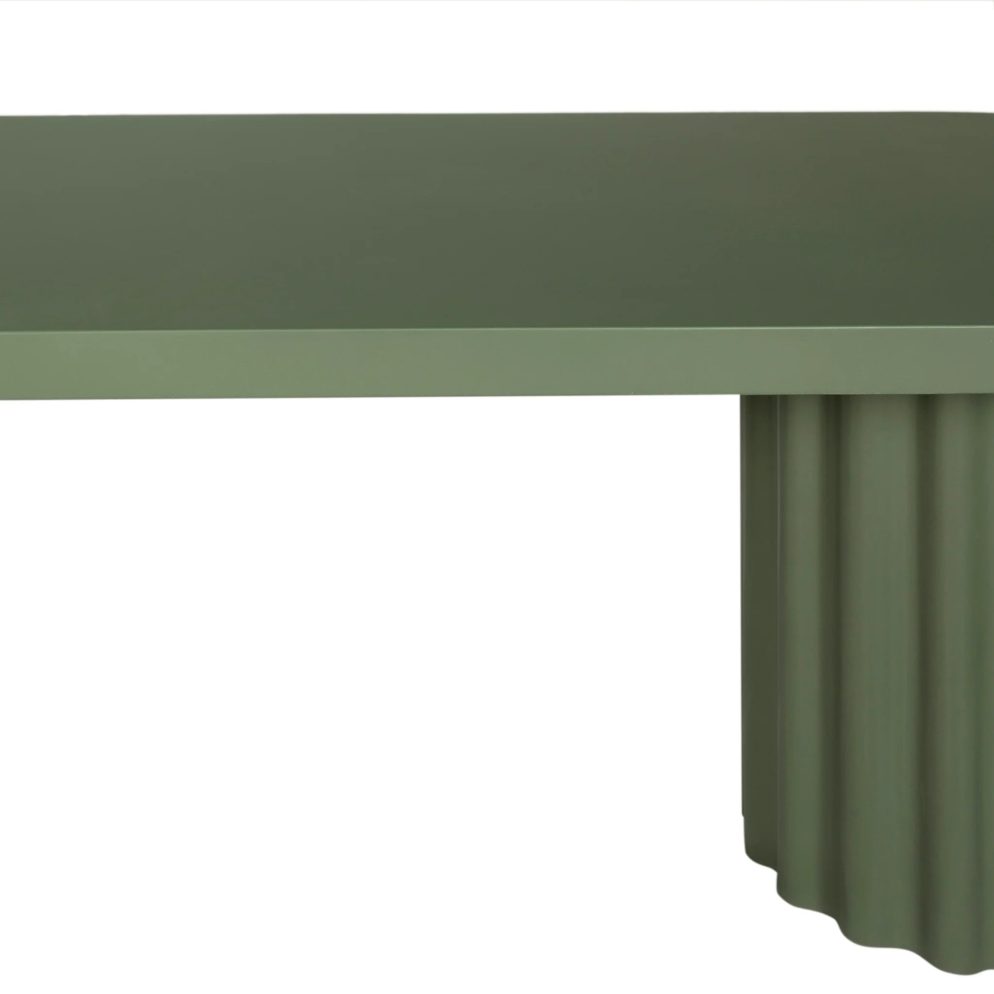 Cotovela 2.4m Concrete Dining Table - Green