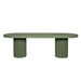 Showcasing Cotovela 2.4m Concrete Dining Table - Green DT12293-CO Dining Table by Calibre Furniturs