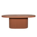 Showcasing Sikovela 2m Concrete Oval Dining Table - Terracotta DT12297-CO Dining Table by Calibre Furniturs