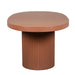 Showcasing Sikovela 2m Concrete Oval Dining Table - Terracotta DT12297-CO Dining Table by Calibre Furniturs