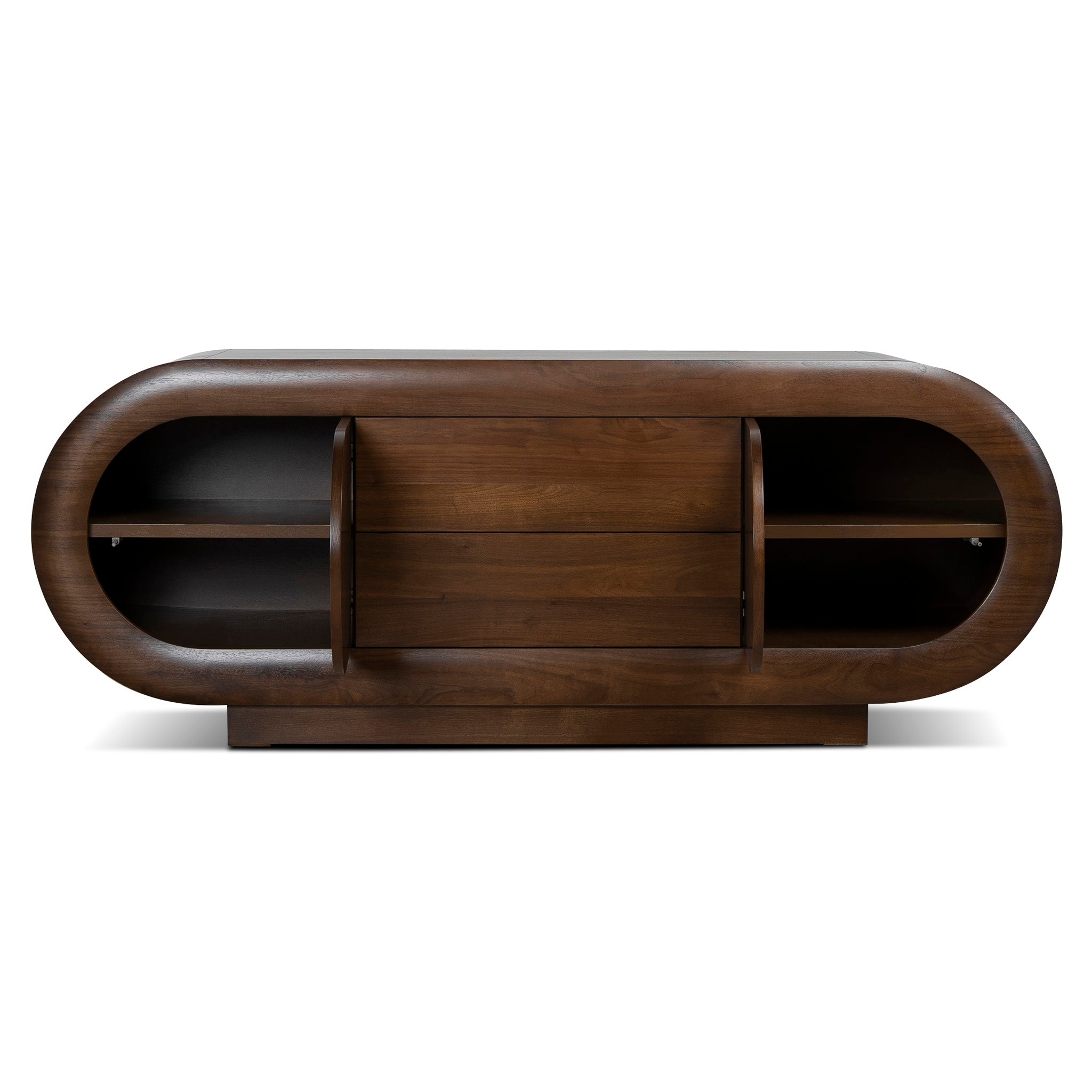 CDT12347-VA 2m Buffet Unit - Natural Walnut