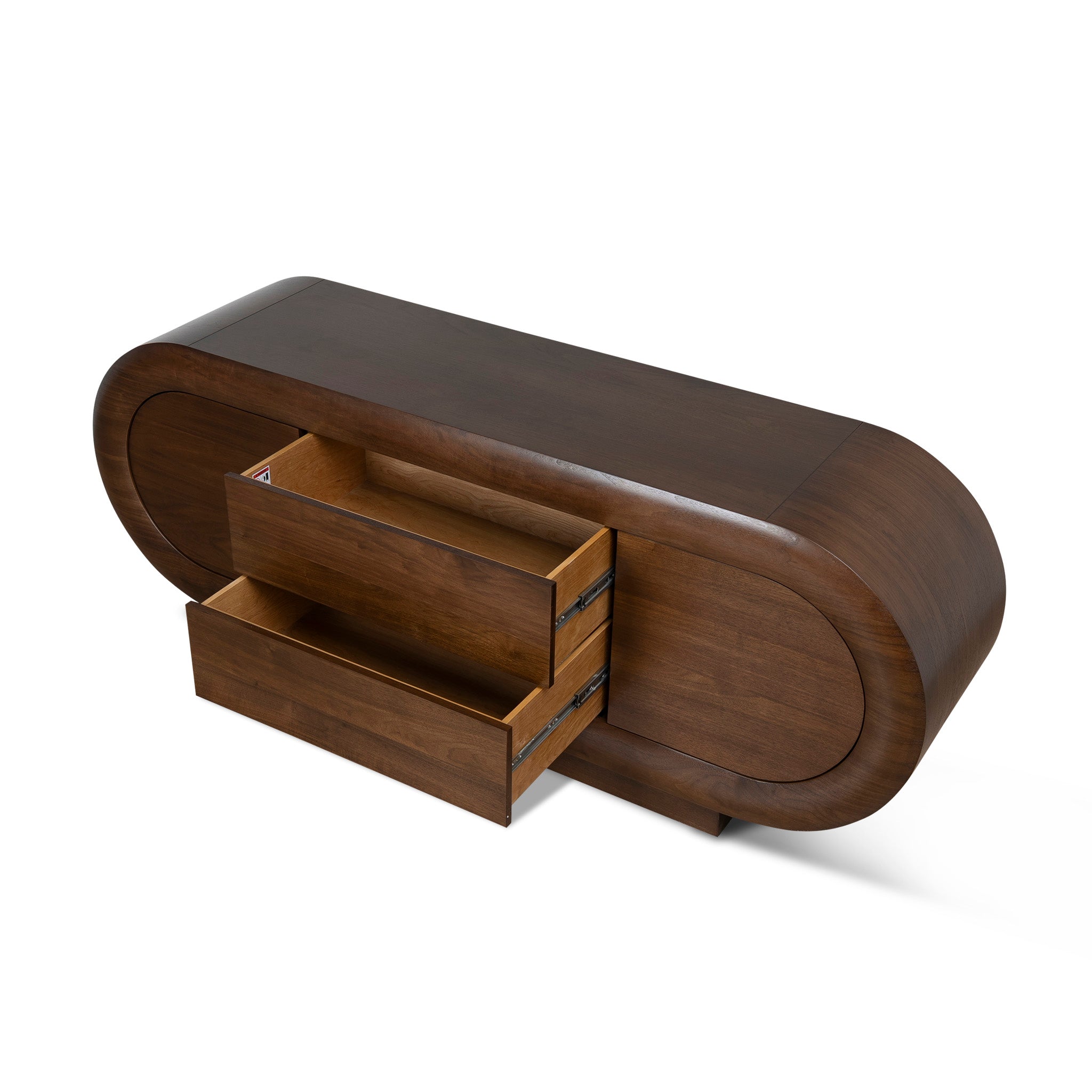 CDT12347-VA 2m Buffet Unit - Natural Walnut