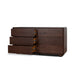 Showcasing Leneria 1.5m Dresser Unit - Walnut DT12350-AW Dresser by Calibre Furniturs