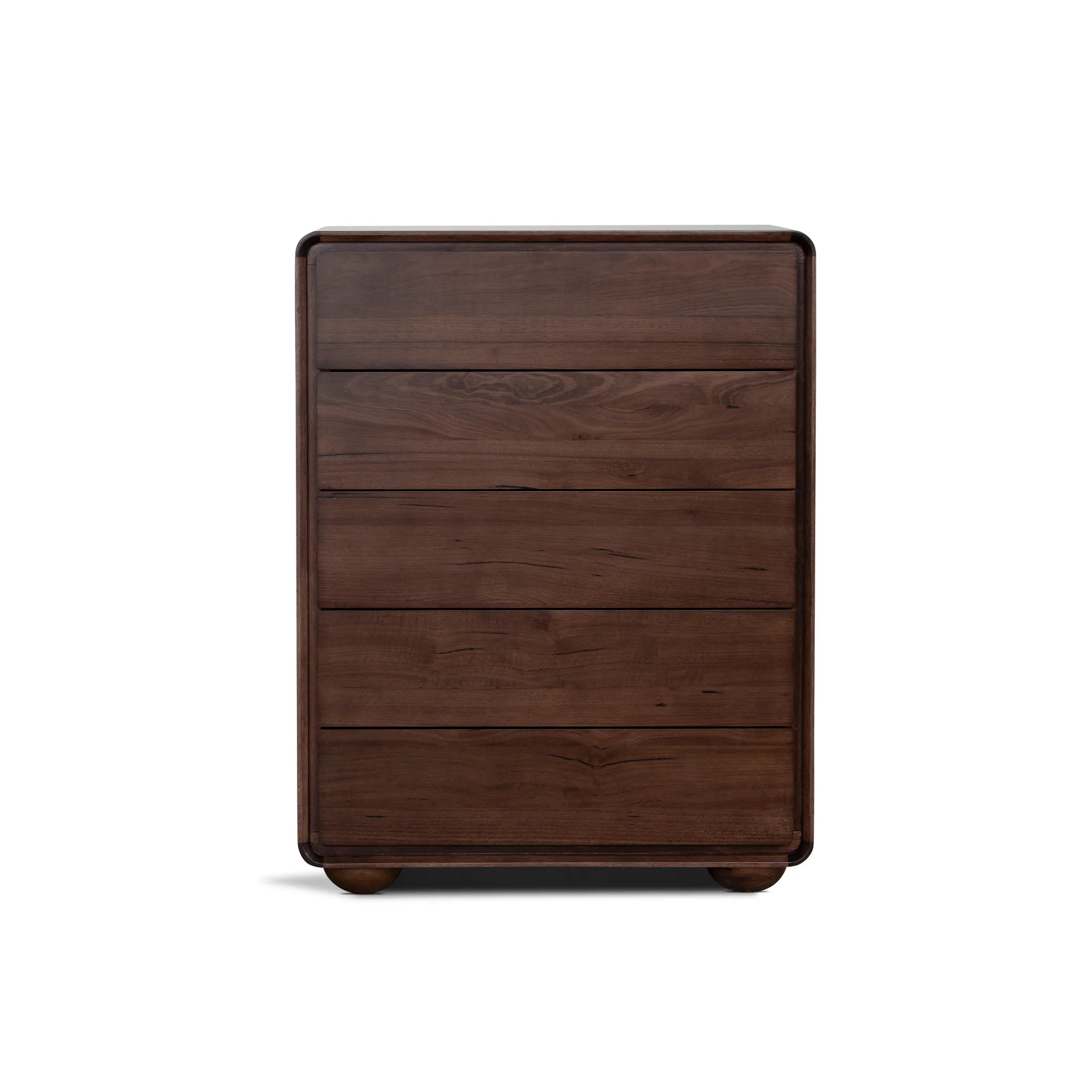 Showcasing Valimila Tallboy Drawer Chest - Walnut DT12351-AW Chest by Calibre Furniturs