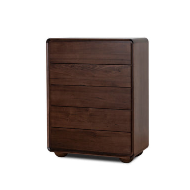 Showcasing Valimila Tallboy Drawer Chest - Walnut DT12351-AW Chest by Calibre Furniturs