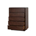 Showcasing Valimila Tallboy Drawer Chest - Walnut DT12351-AW Chest by Calibre Furniturs