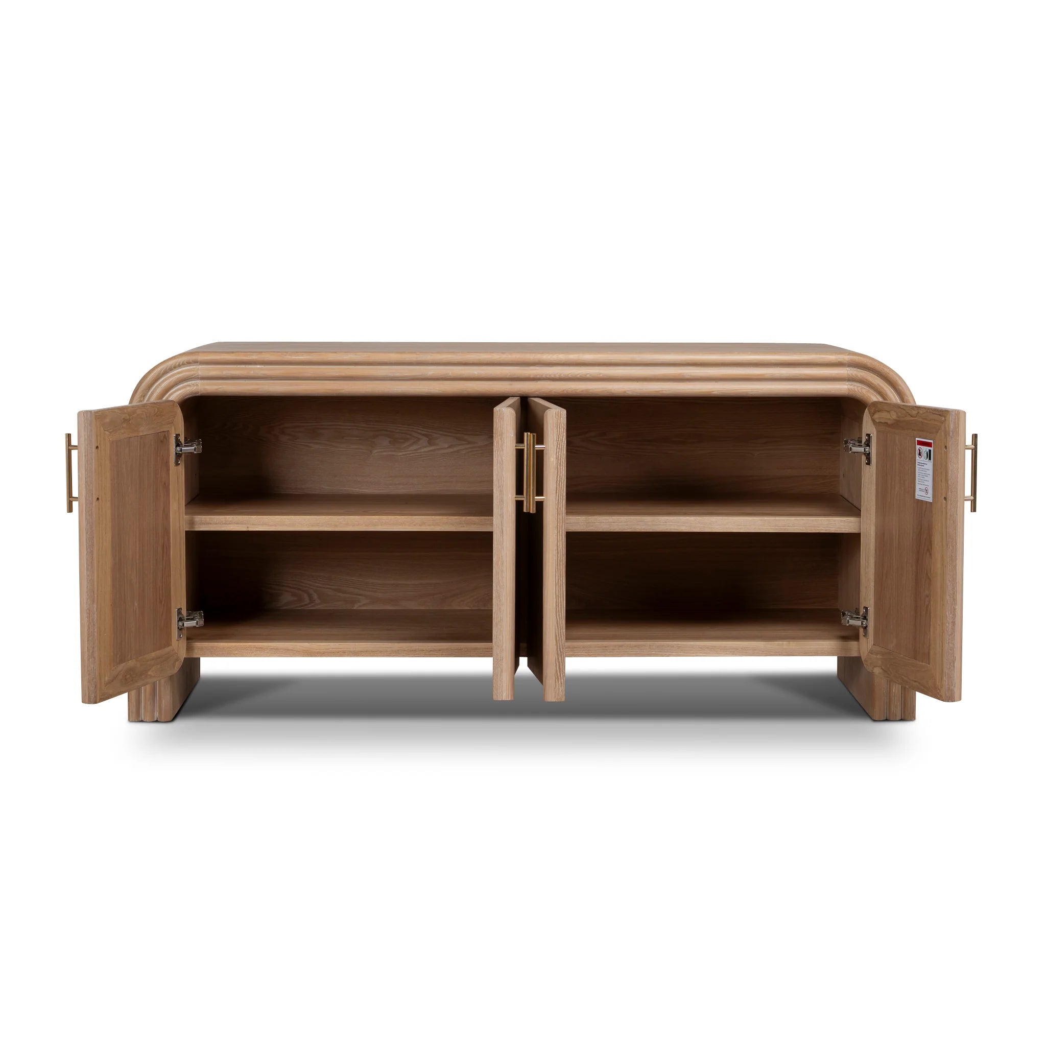 Showcasing Tiluvera 1.6m Sideboard - Natural DT12361-NI Sideboard by Calibre Furniturs