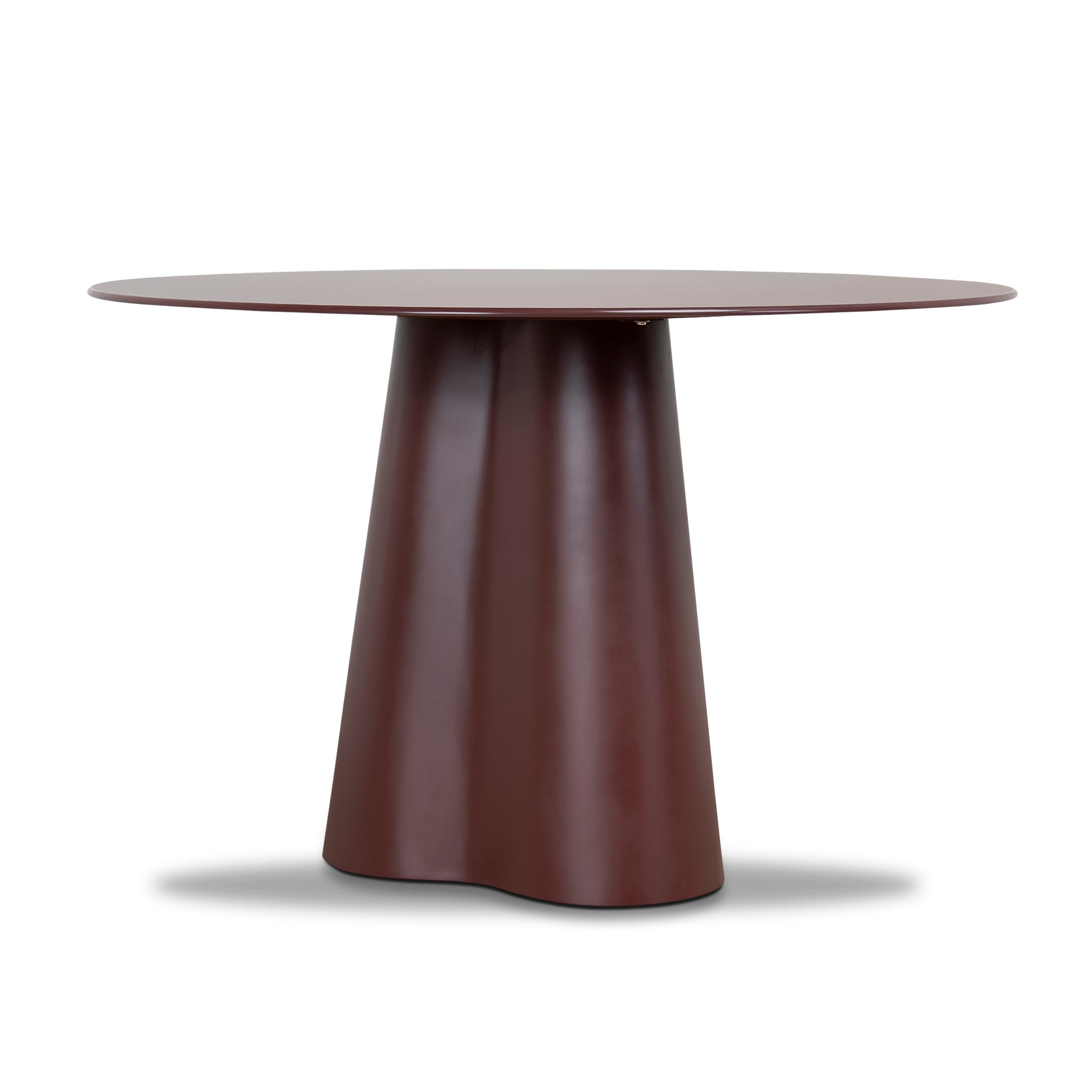1.2m Tempered Glass Dining Table - Red