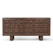 Showcasing Kobevela 1.83m Elm Sideboard Unit - Dark brown DT12528-NA Sideboard by Calibre Furniturs
