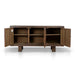 Showcasing Kobevela 1.83m Elm Sideboard Unit - Dark brown DT12528-NA Sideboard by Calibre Furniturs