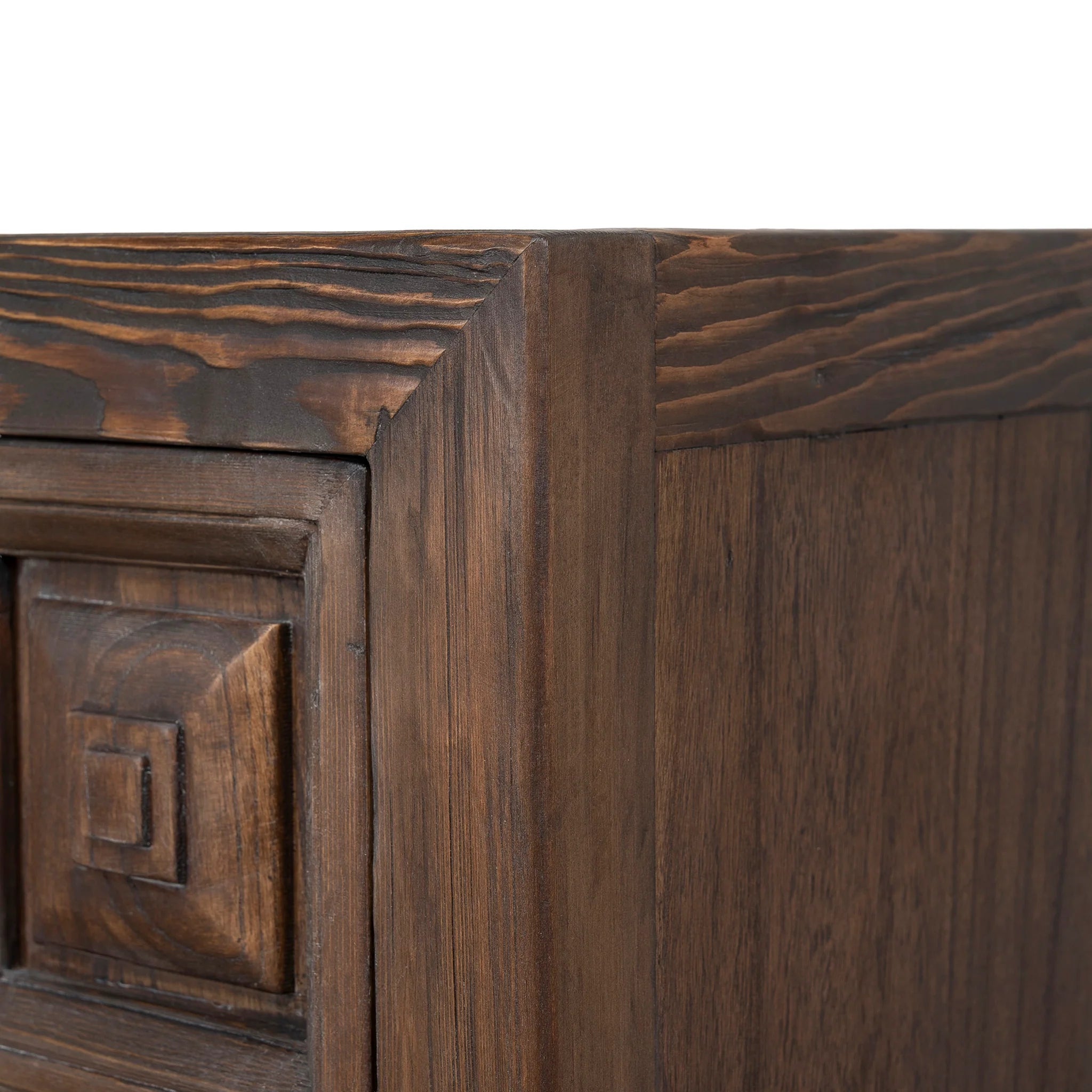 Kobevela 1.83m Elm Sideboard Unit - Dark brown