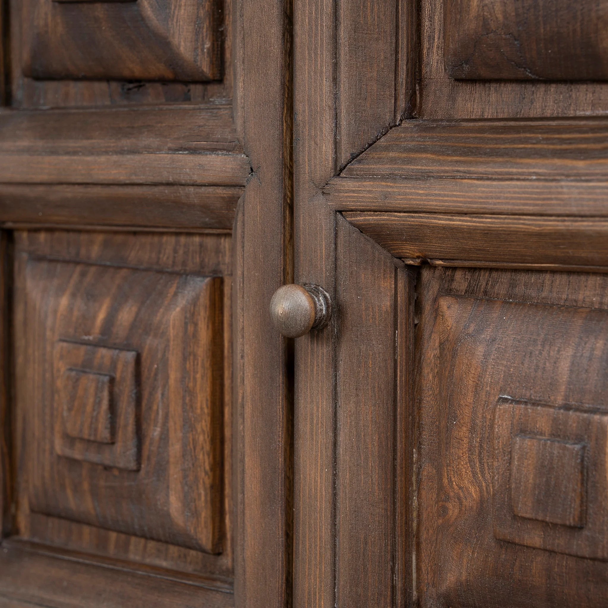 Kobevela 1.83m Elm Sideboard Unit - Dark brown