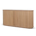 Showcasing Sinitala 1.7m Wooden Buffets Unit - Natural DT12543-KD Buffet by Calibre Furniturs