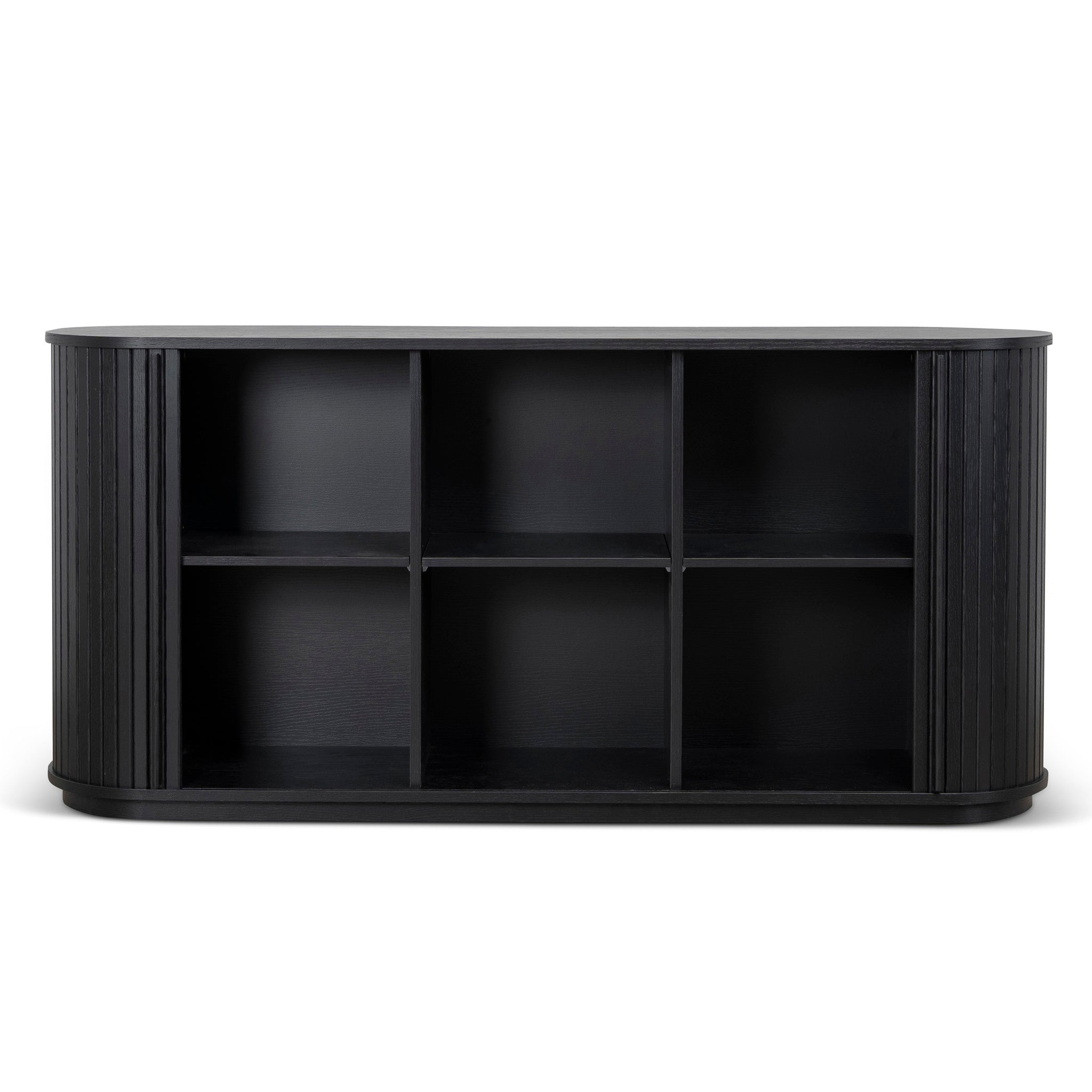 CDT12545-KD 1.7m Wooden Buffets Unit - Full Black