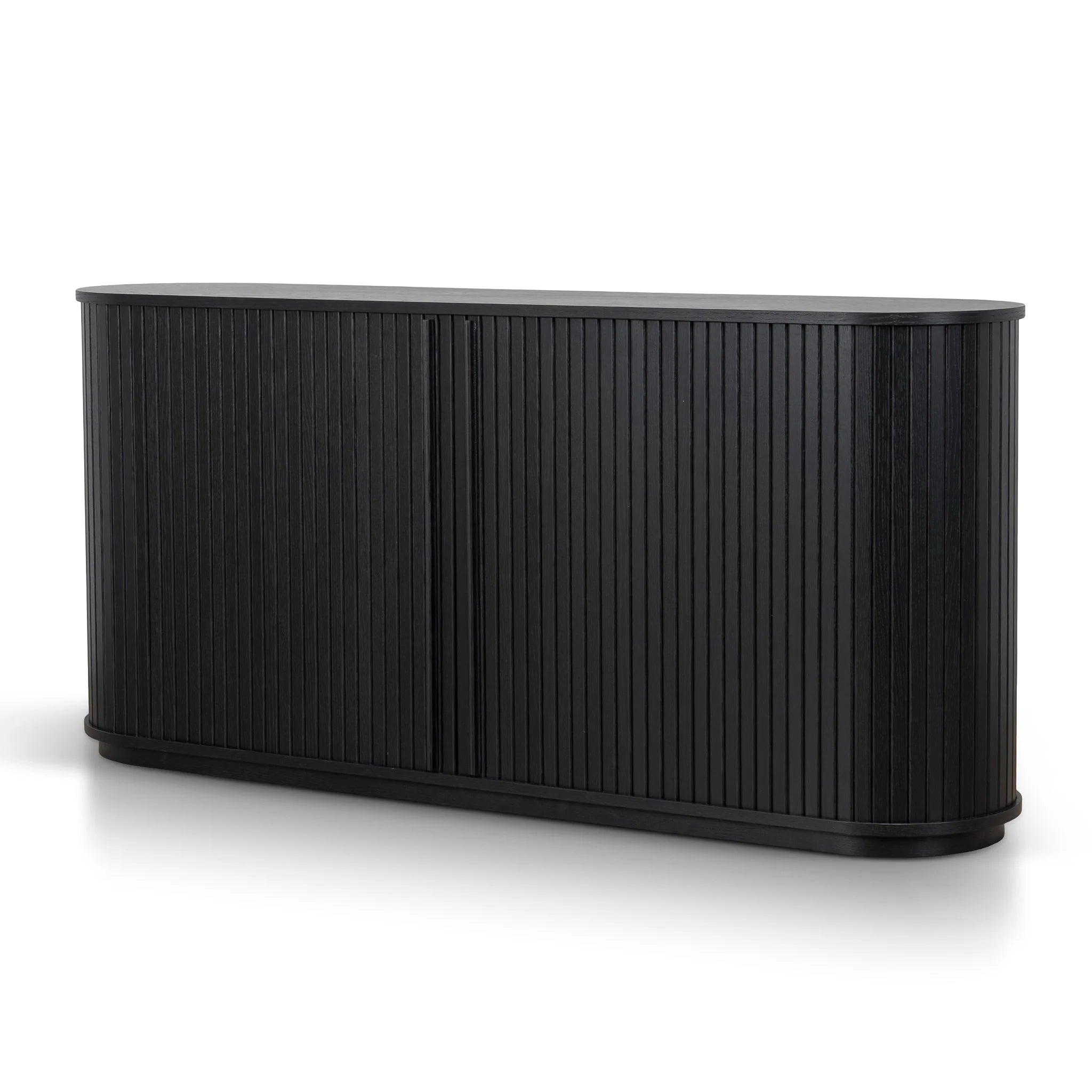 Showcasing Movesa 1.7m Wooden Buffets Unit - Full Black DT12545-KD Buffet by Calibre Furniturs