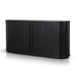 Showcasing Movesa 1.7m Wooden Buffets Unit - Full Black DT12545-KD Buffet by Calibre Furniturs