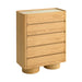 Stone Top Tallboy Drawer - Natural