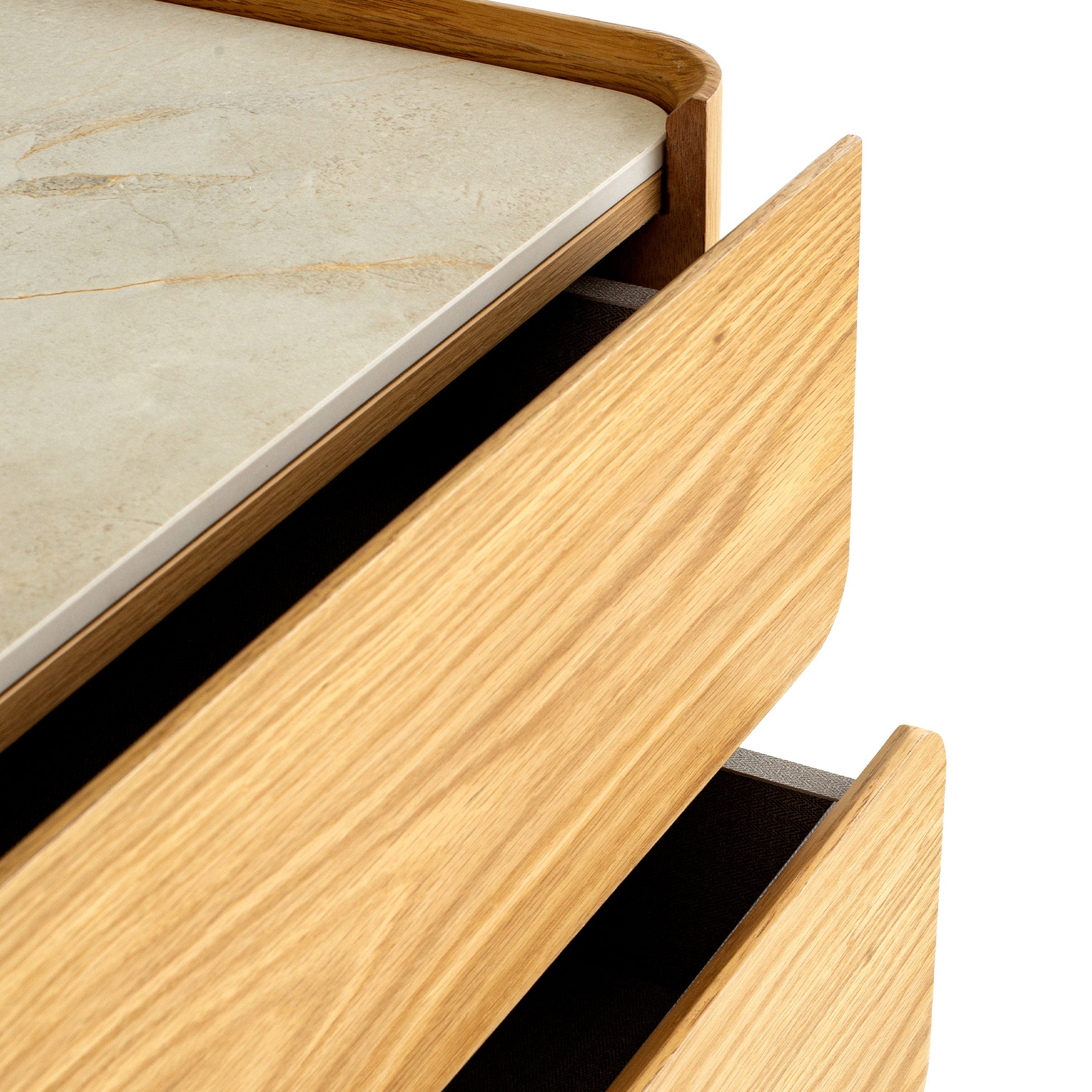 Stone Top Tallboy Drawer - Natural - image 8