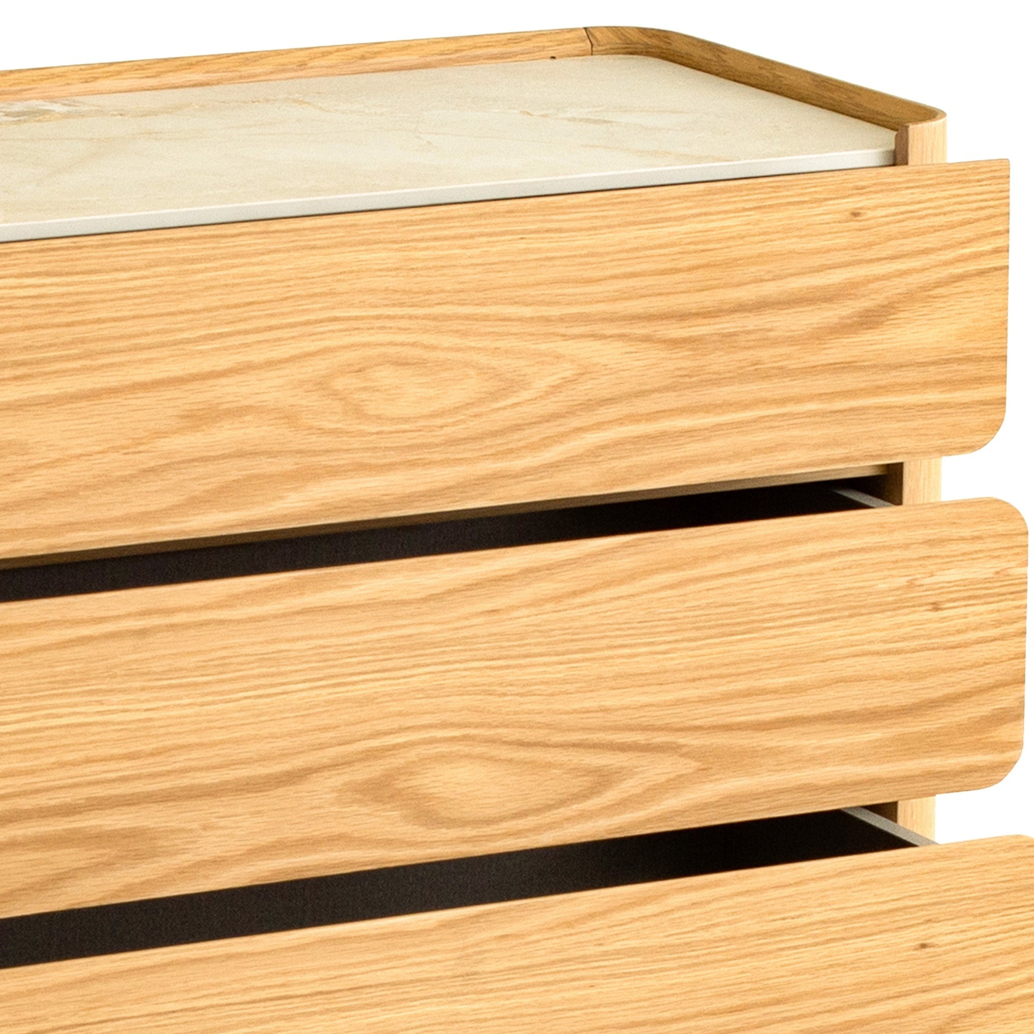 Stone Top Tallboy Drawer - Natural - image 9