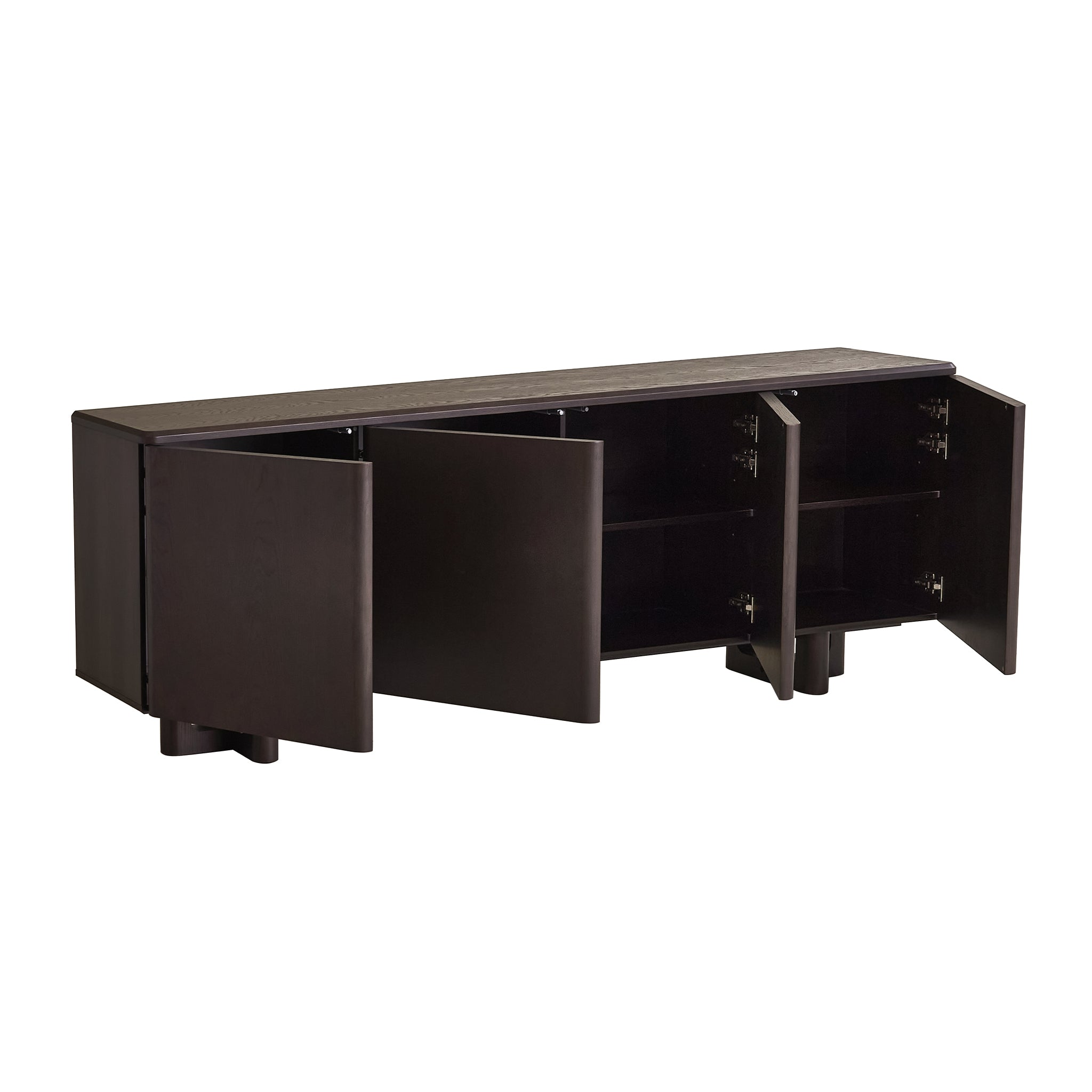 2.37m Sideboard Unit - Dark Brown