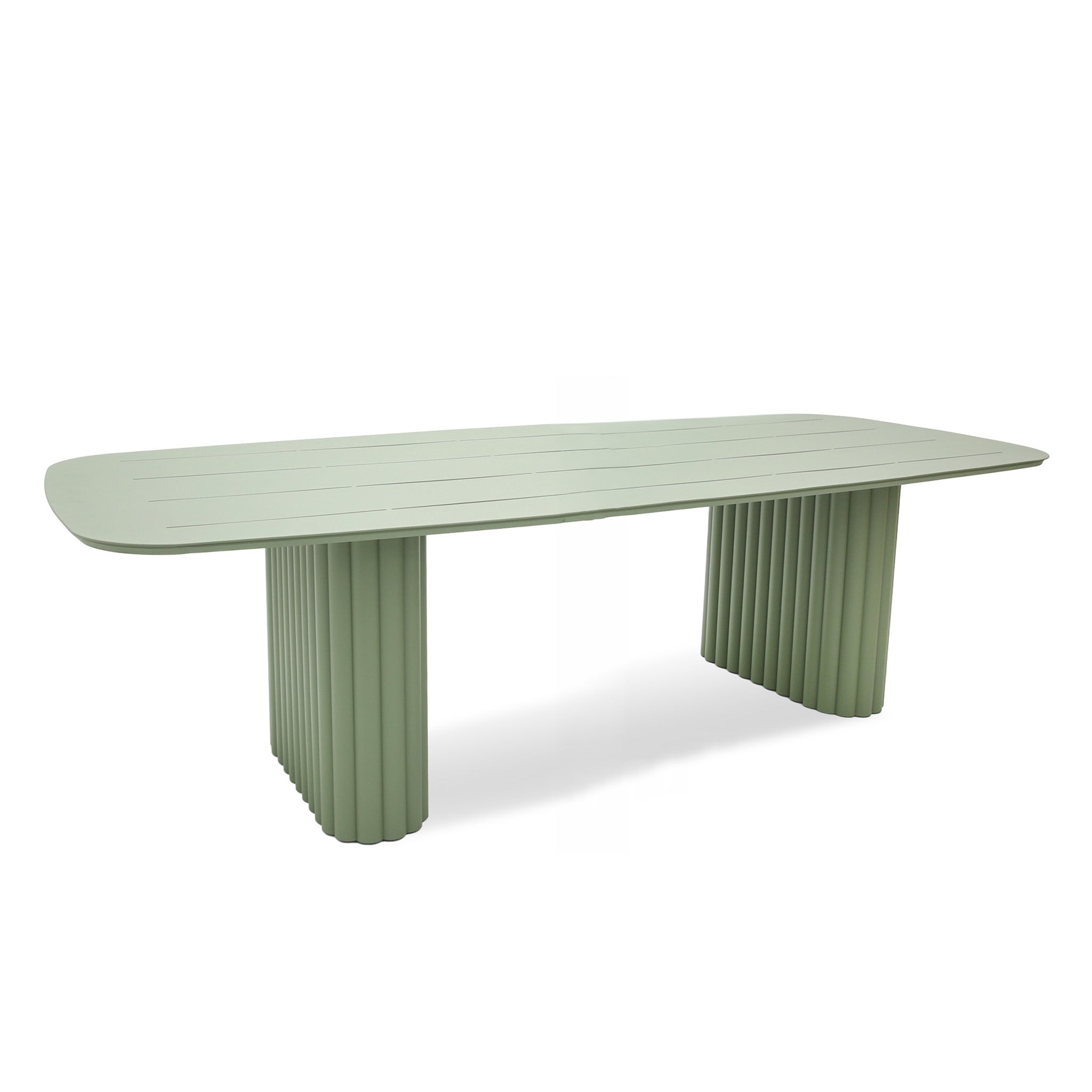 2.4m Outdoor Dining Table - Sand Green