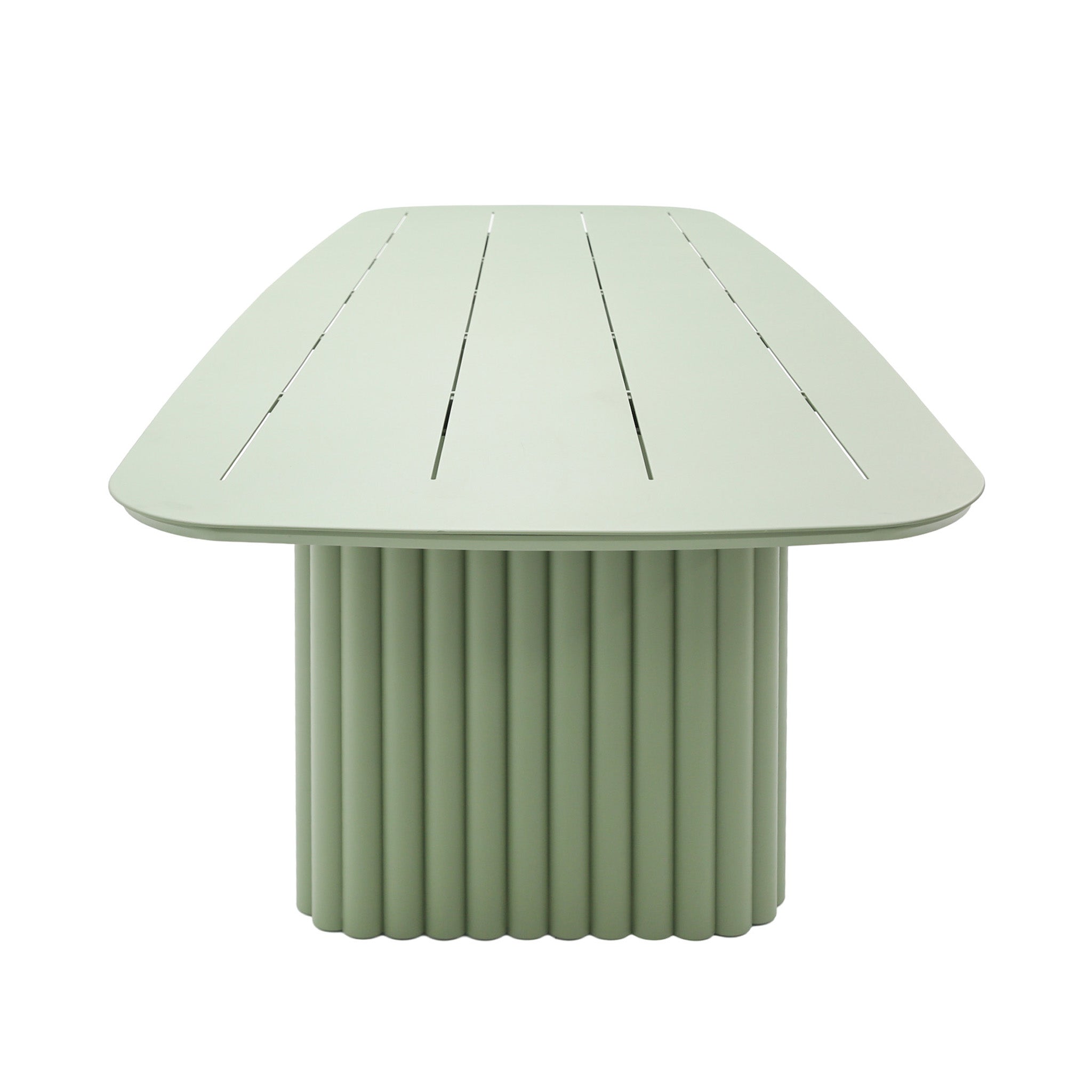 2.4m Outdoor Dining Table - Sand Green