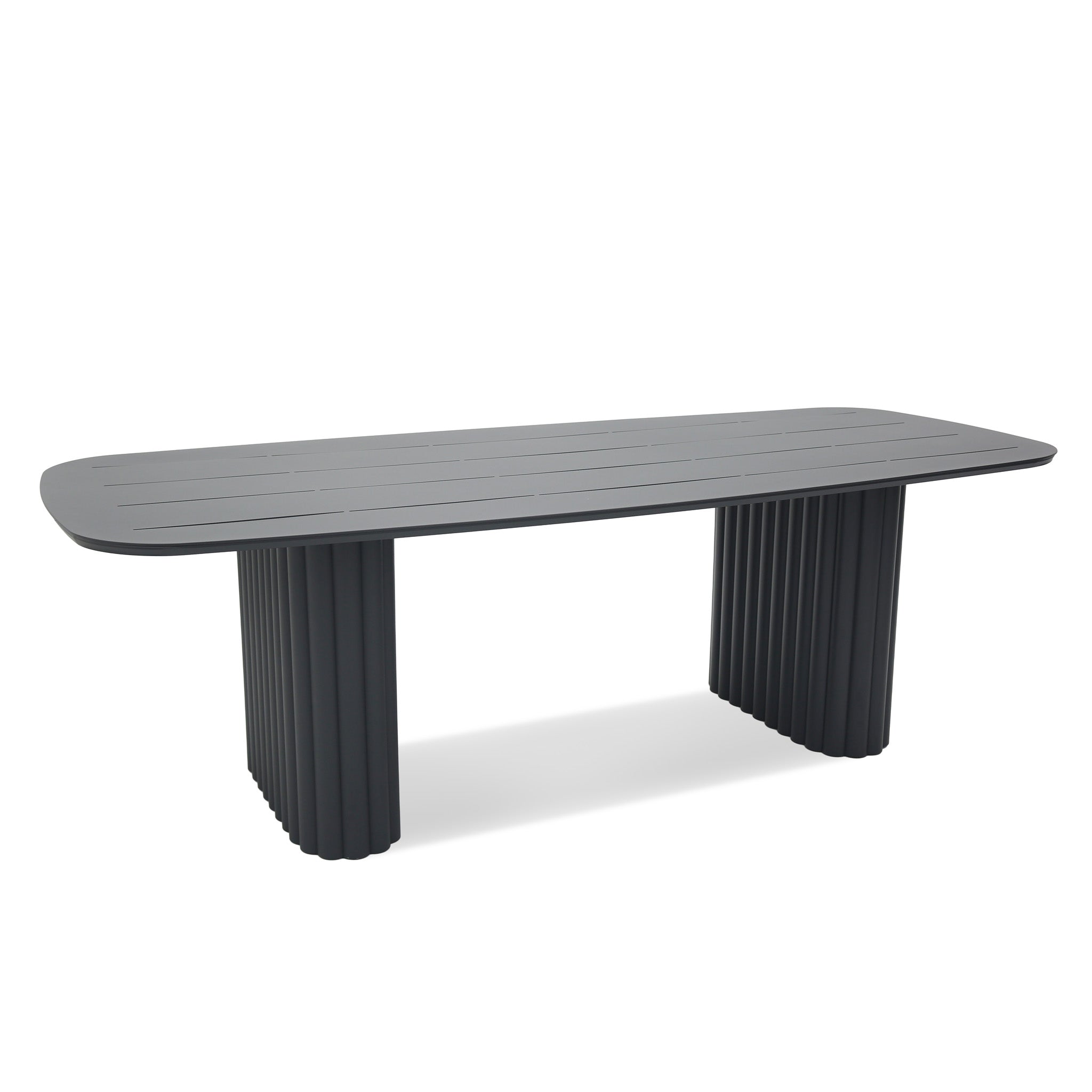 2.4m Outdoor Dining Table - Sand Dark Grey