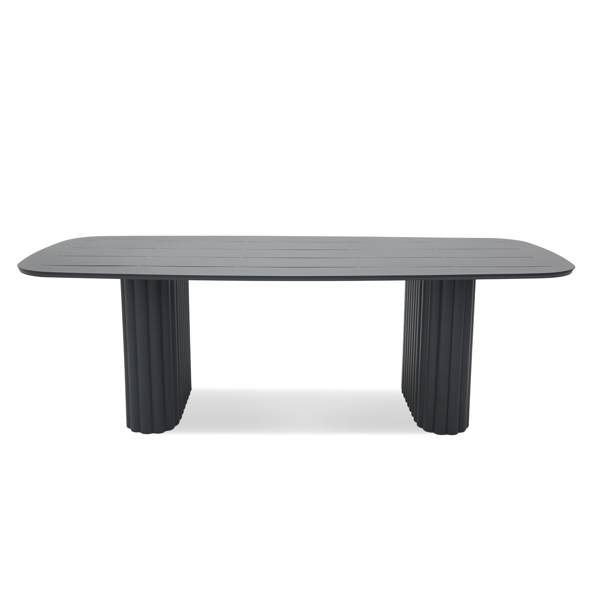2.4m Outdoor Dining Table - Sand Dark Grey